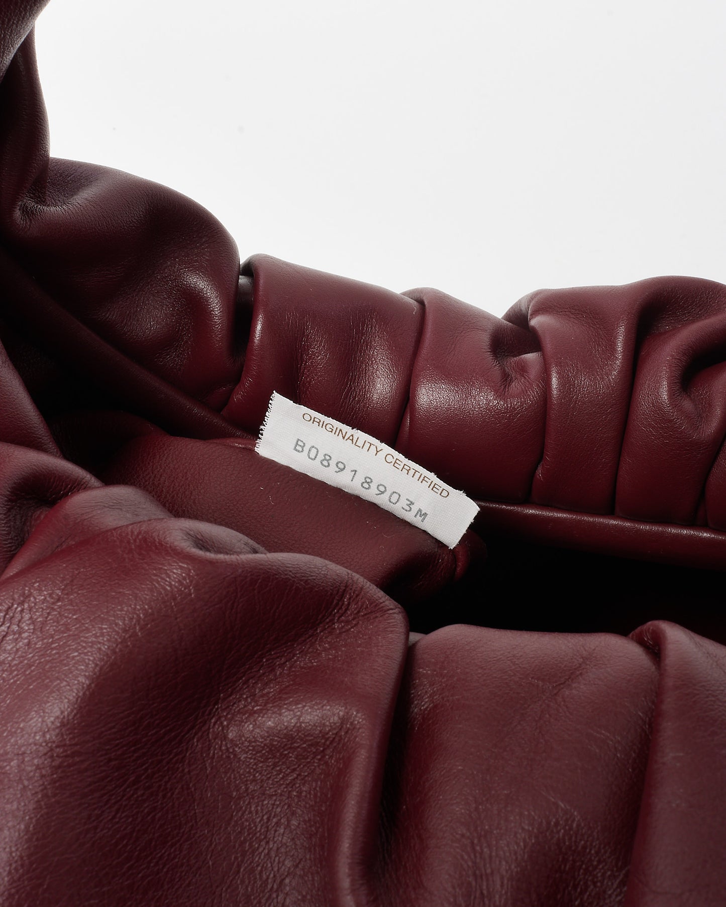 Bottega Veneta Red Leather The Pouch Shoulder Bag