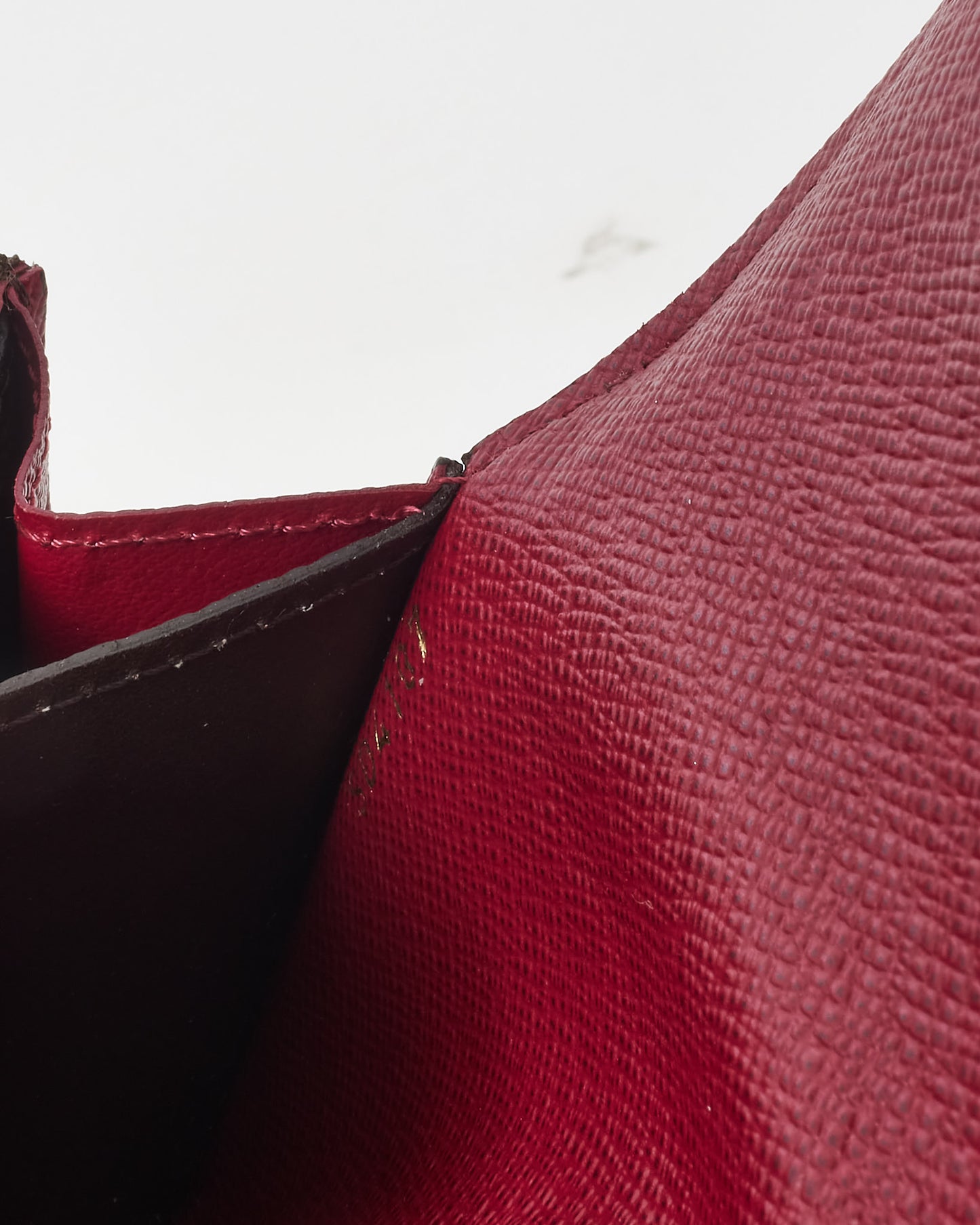 Louis Vuitton Fuchsia and Monogram Canvas Emilie Wallet