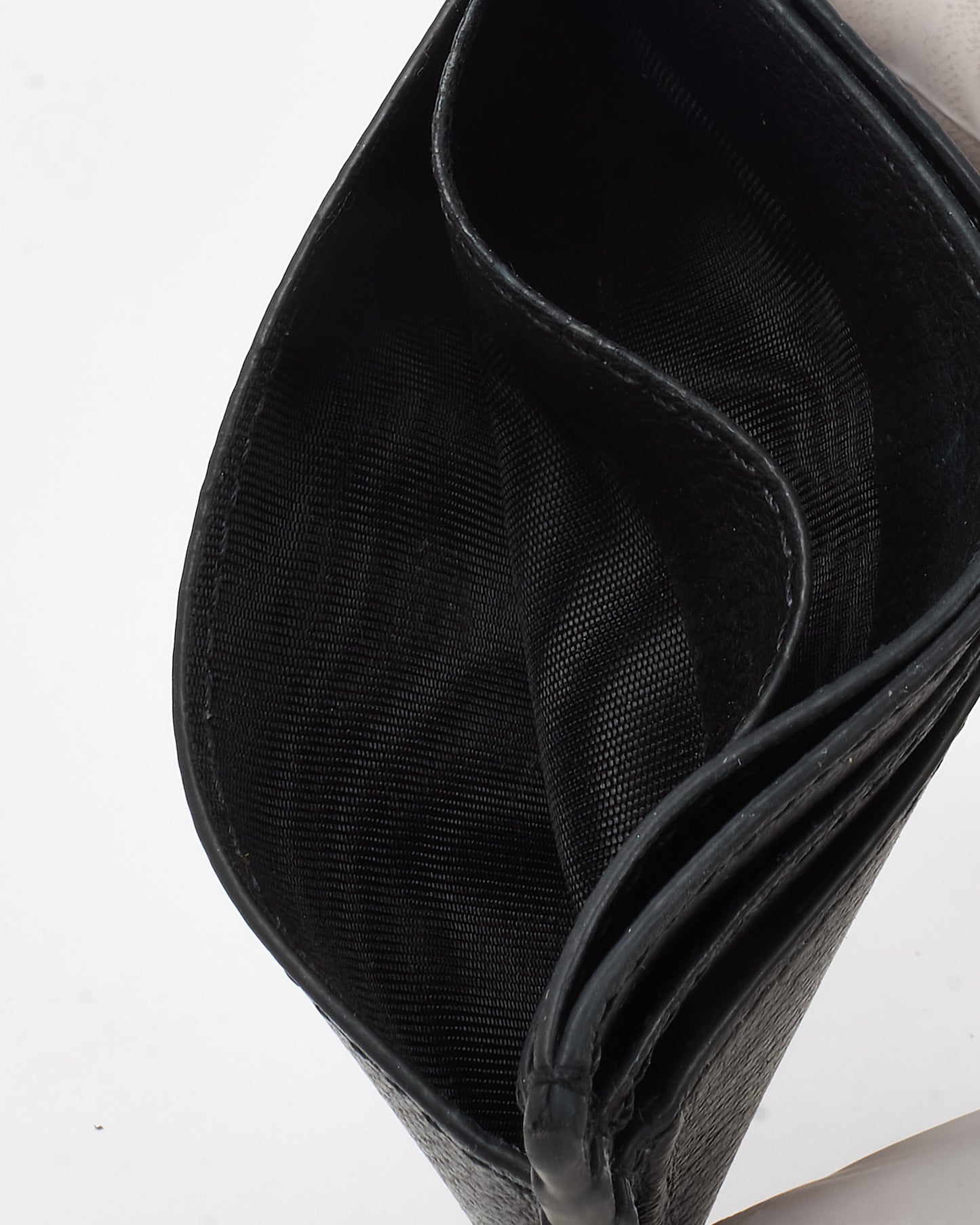 Versace Black Leather Medusa Head Card Case Holder