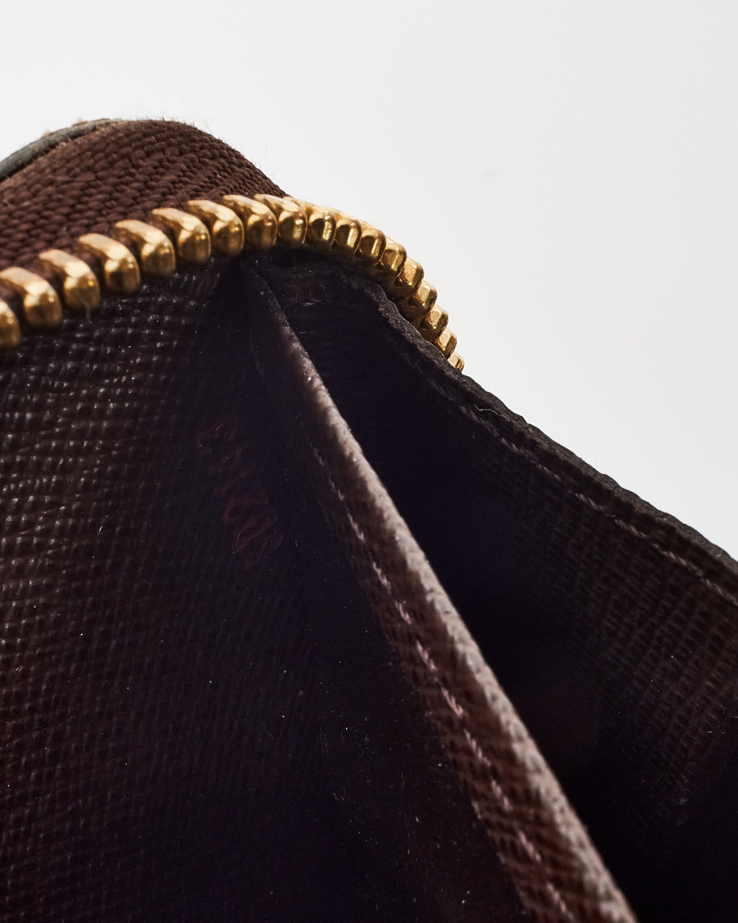 Louis Vuitton Damier Ebene Coated Canvas Long Zippy Wallet