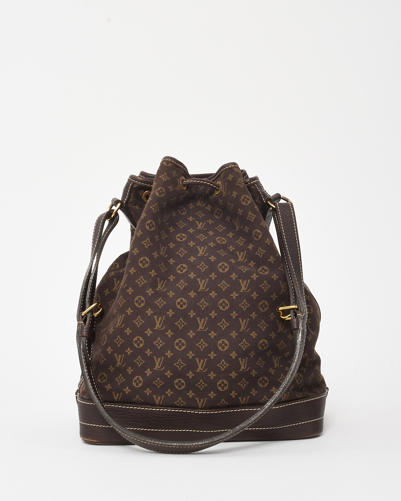 Buy Louis Vuitton Brown Monogram Mini Lin Canvas Noe GM Bag