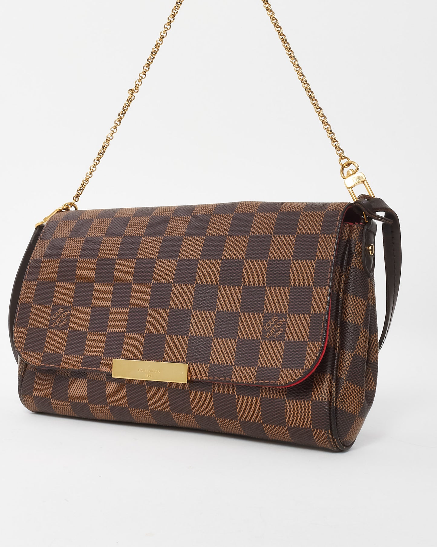 Louis Vuitton Damier Ebene Coated Canvas Favorite MM Crossbody Bag
