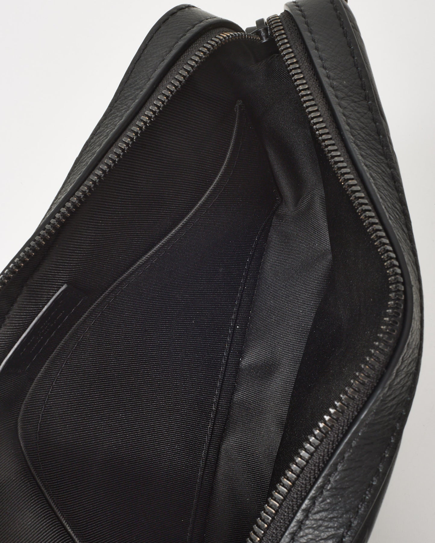 Louis Vuitton Black Monogram Shadow Embossed Leather Duo Messenger Bag