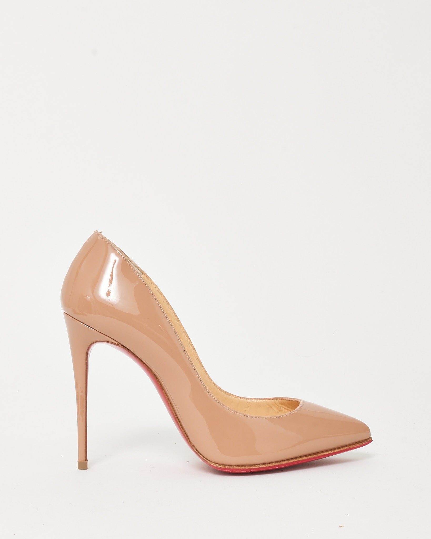 Patent Leather Pumps Pigalle Follies Buy Christian Louboutin Beige