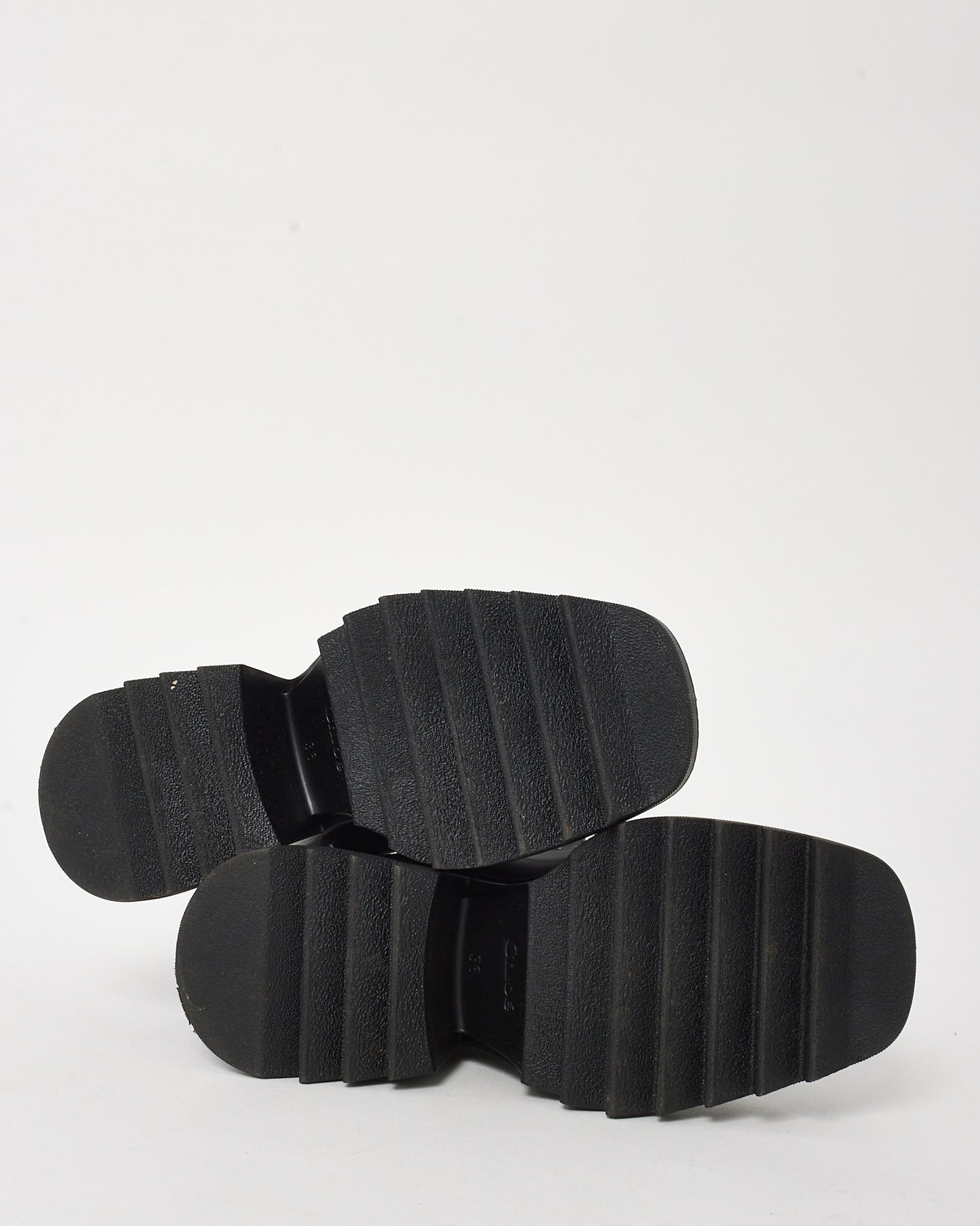 Chloé Black Rubber Betty Rain Boots - 36