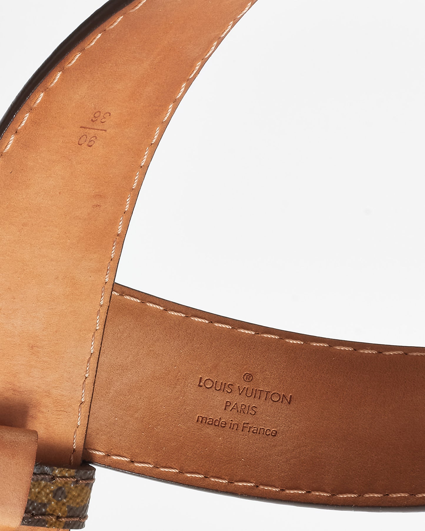 Louis Vuitton Monogram Canvas Monogram Pochette Solo Belt - 90/36