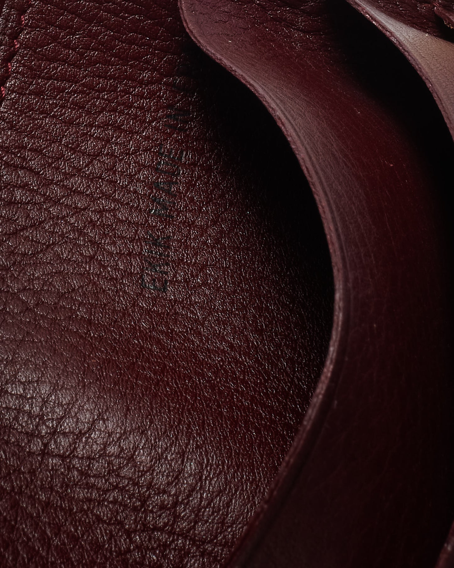 Cartier Vintage Black Leather Monogram Fold Over Wallet