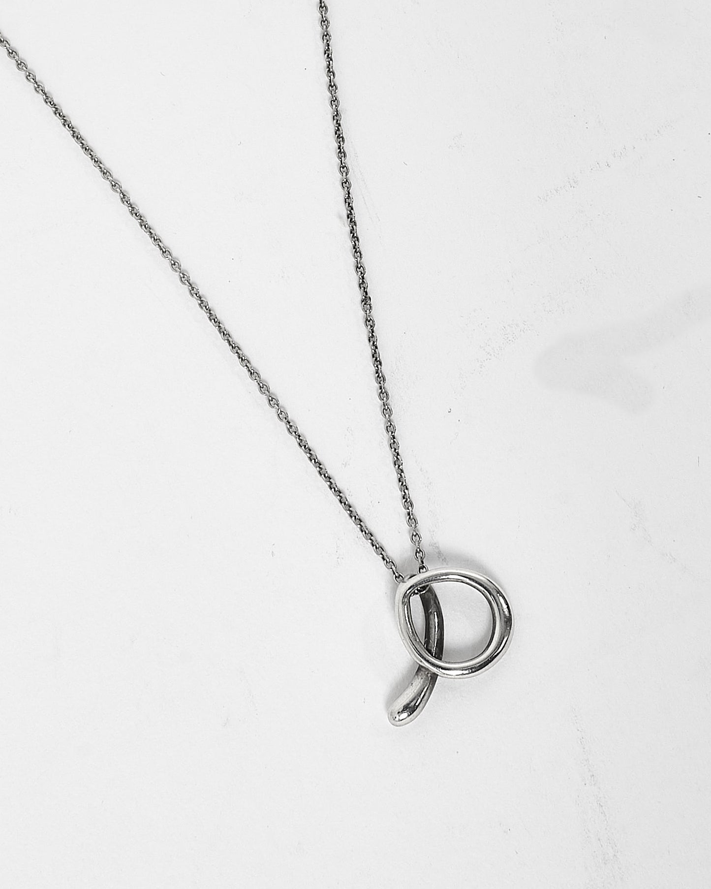 Tiffany & Co. Elsa Peretti Alphabet Letter "A" Necklace