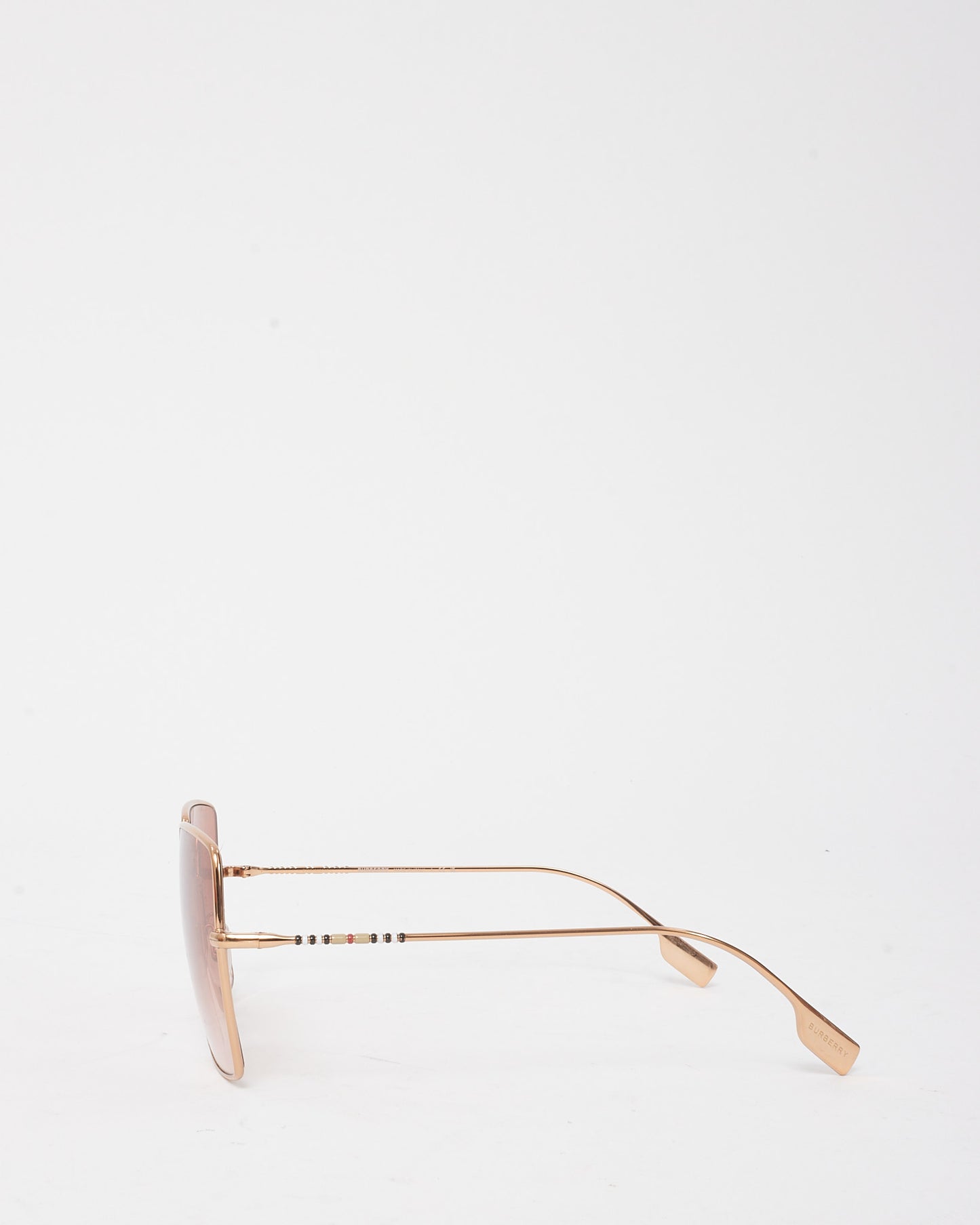 Burberry Gold BE3133 Daphne Oversize Square Sunglasses