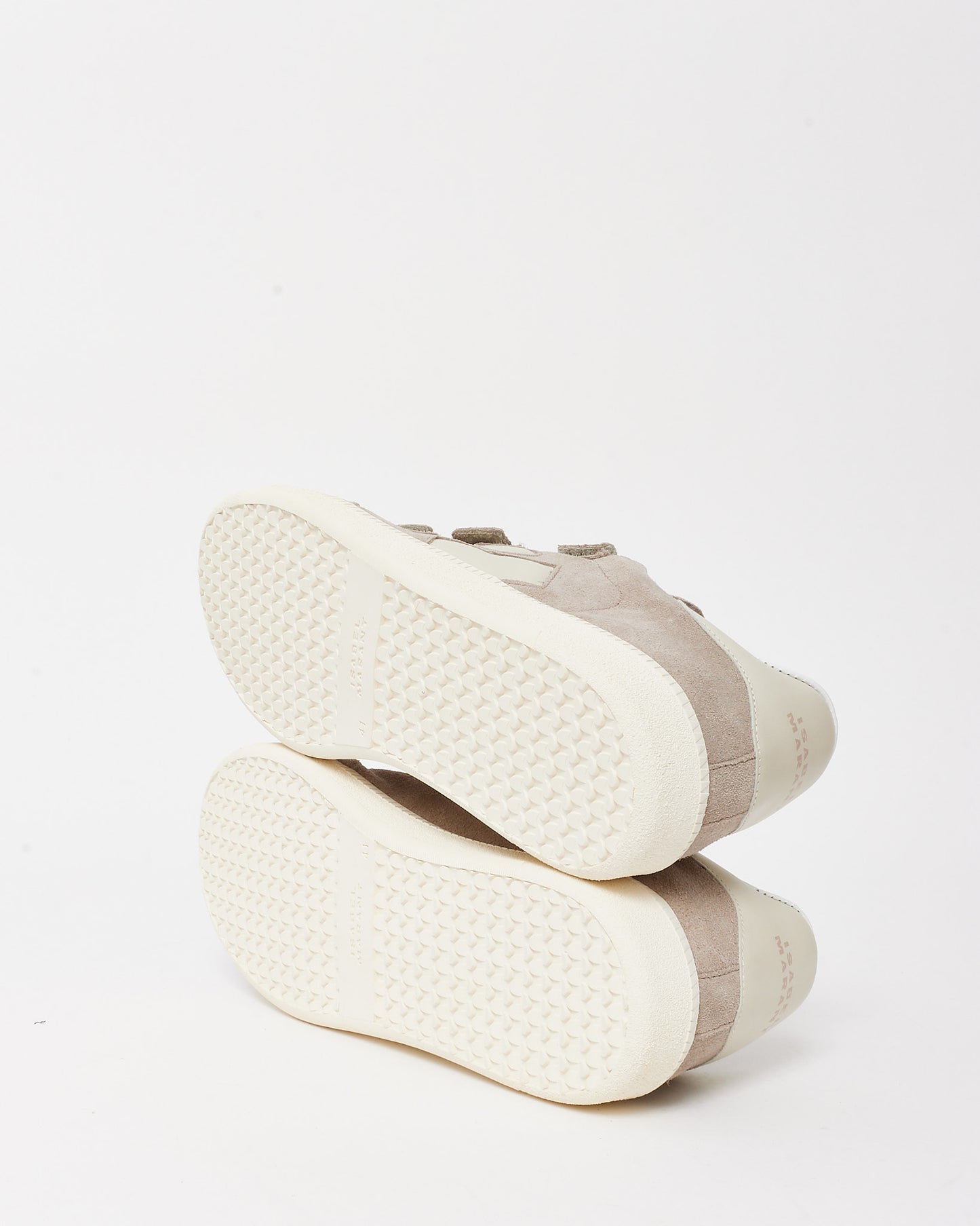 Isabel Marant Grey Suede Beth Velcro Sneakers - 41