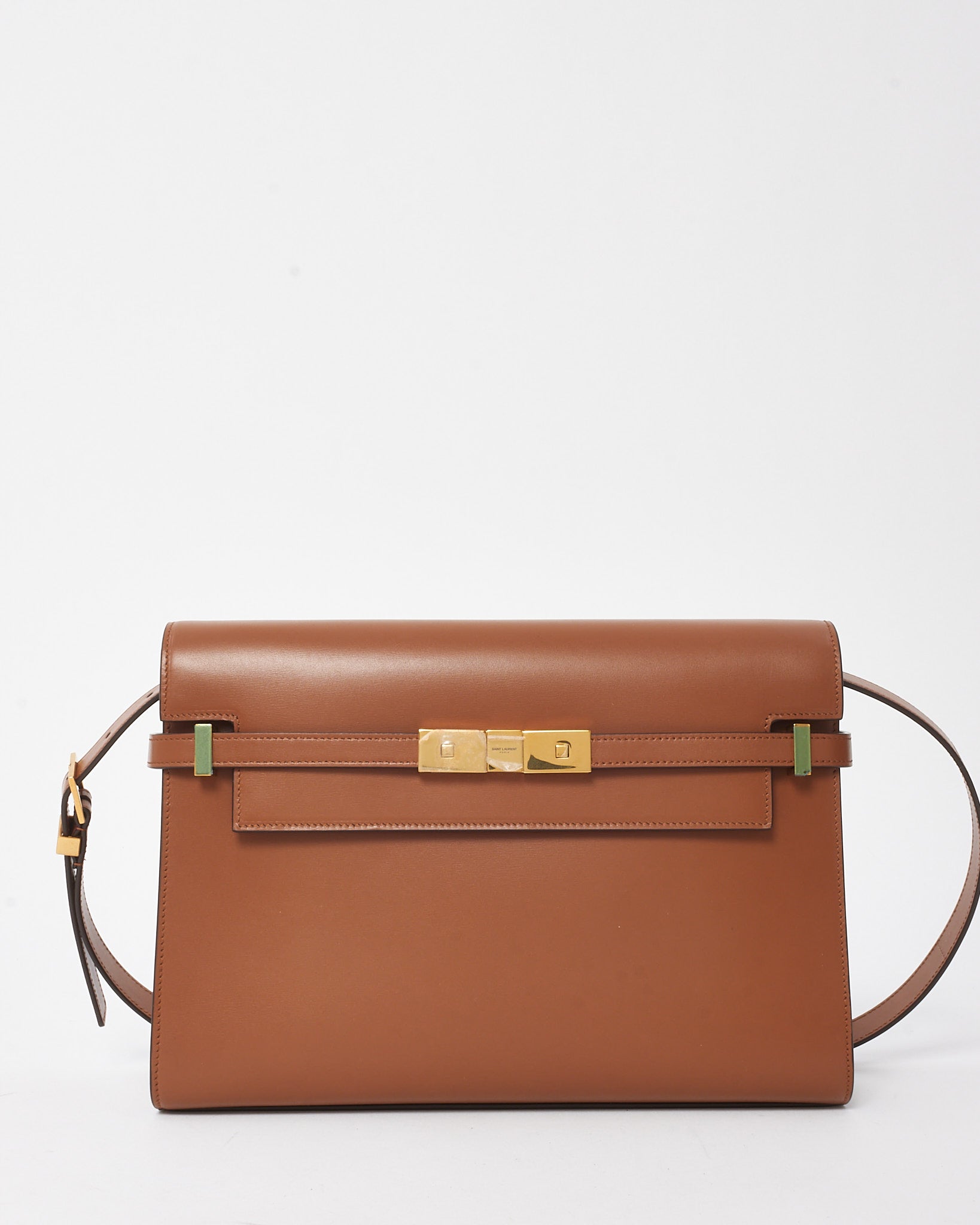 Buy Saint Laurent Cognac Brown Smooth Calfskin Leather Medium