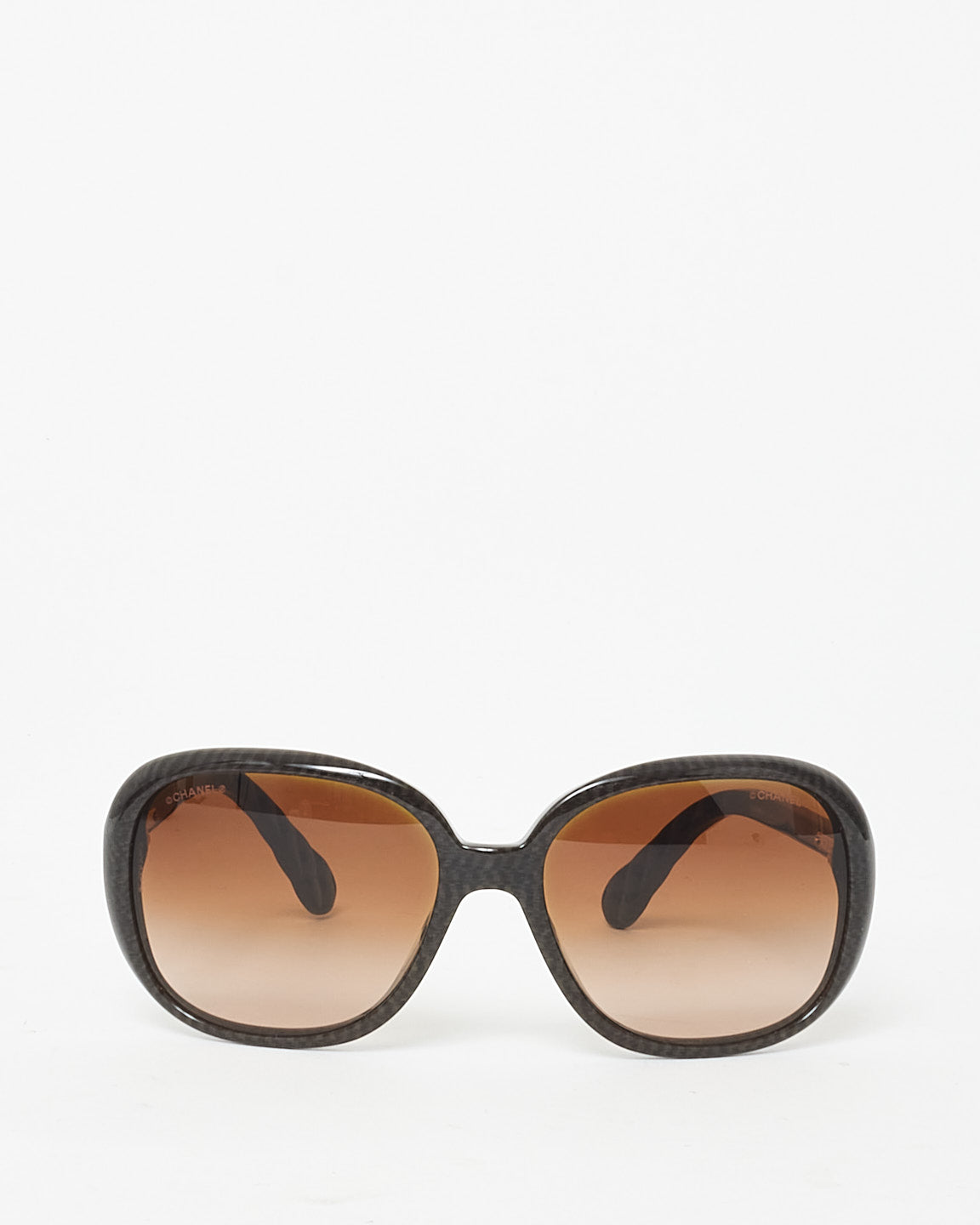 Buy Chanel Brown Interlocking CC 5244 Oversized Sunglasses