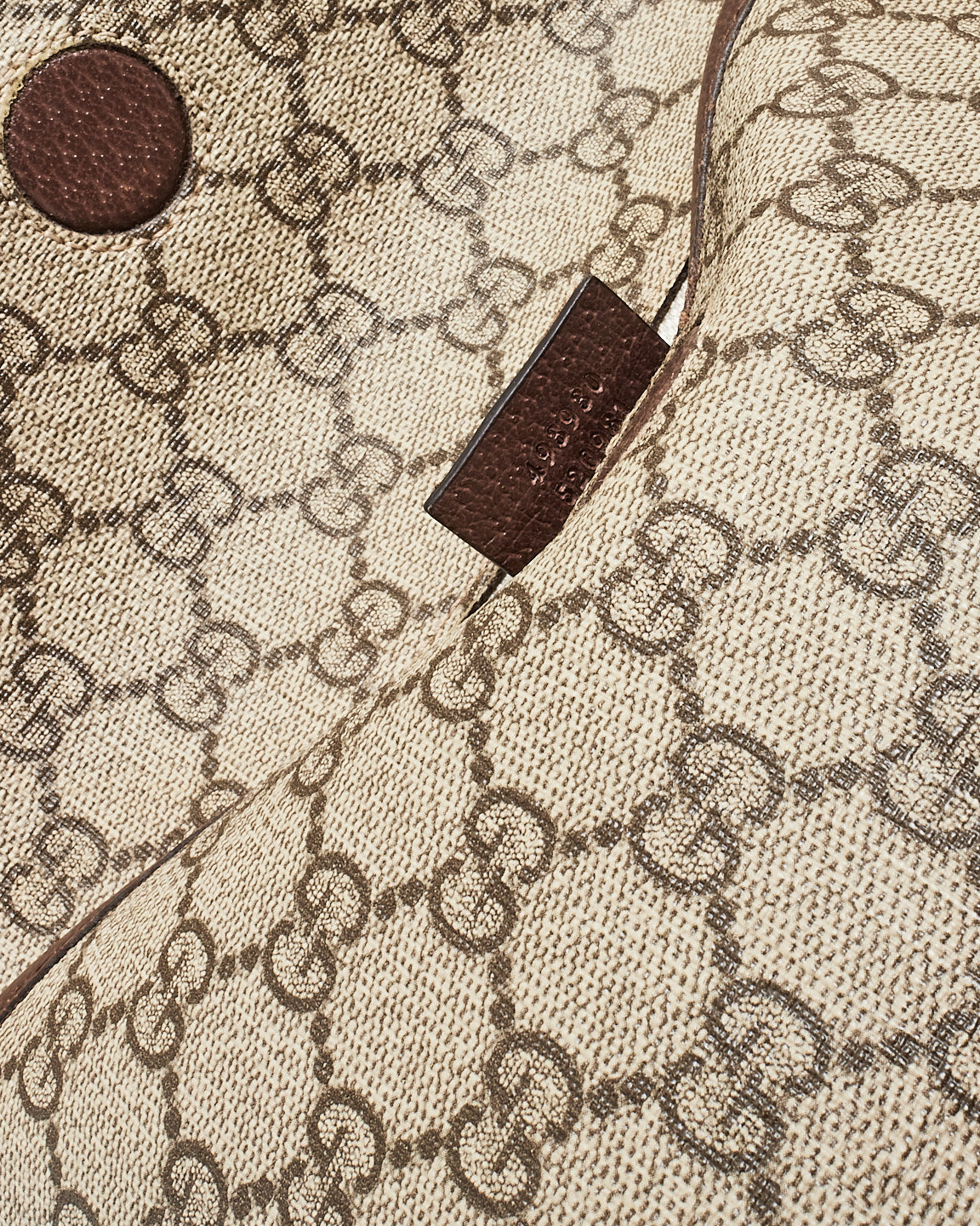 Gucci Monogram Coated Canvas GG Supreme Belt Bag