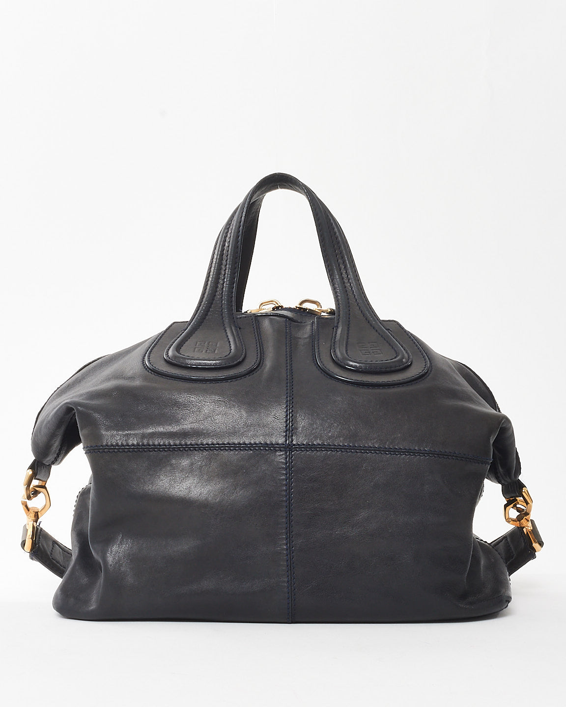 Buy Givenchy Black Leather Medium Nightingale Shoulder Bag