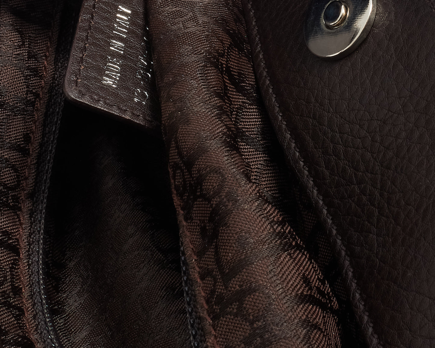 Dior Vintage Brown Leather and Beige Suede Street Chic Shoulder Bag