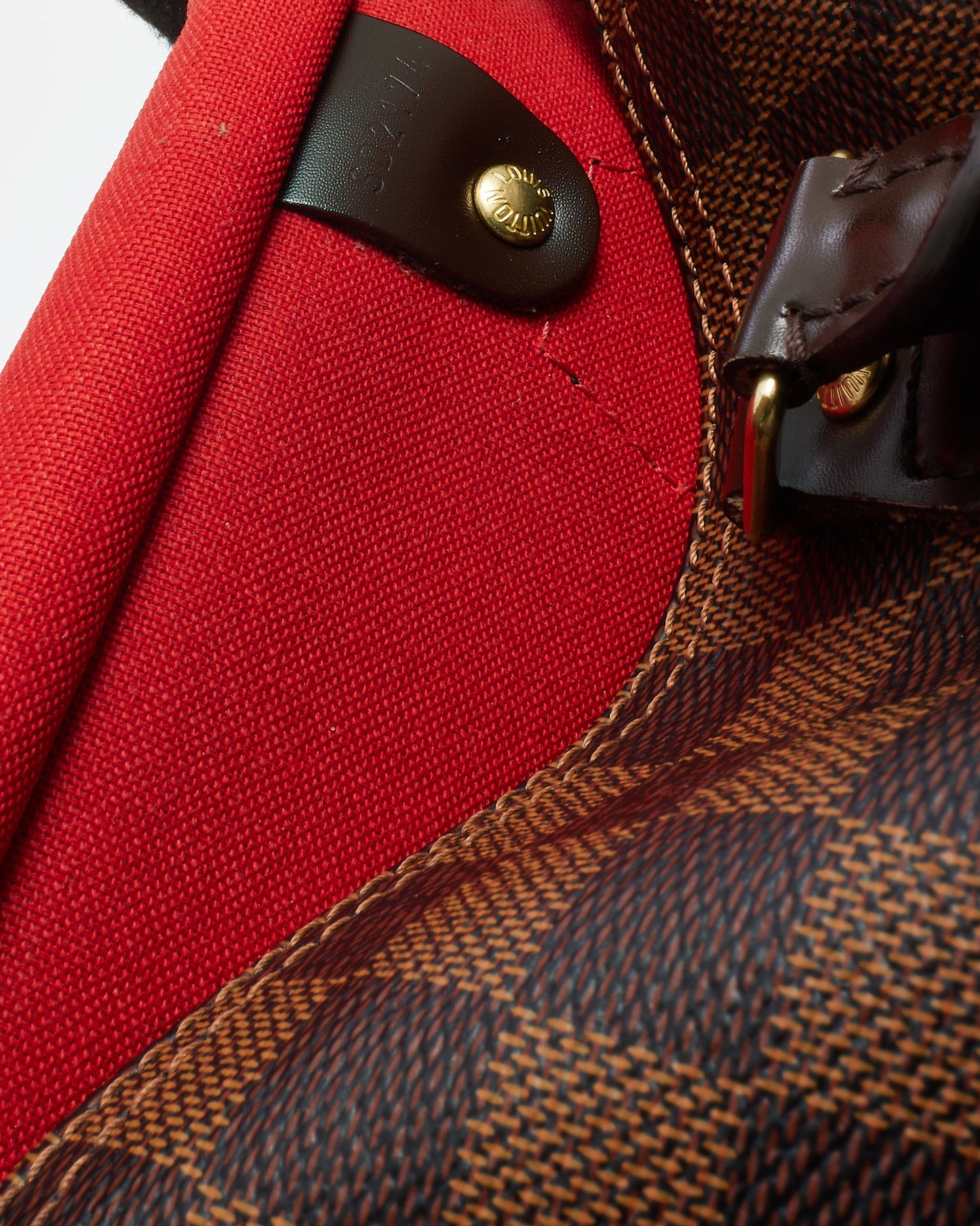 Louis Vuitton Damier Ebene Canvas Speedy 30 Bag