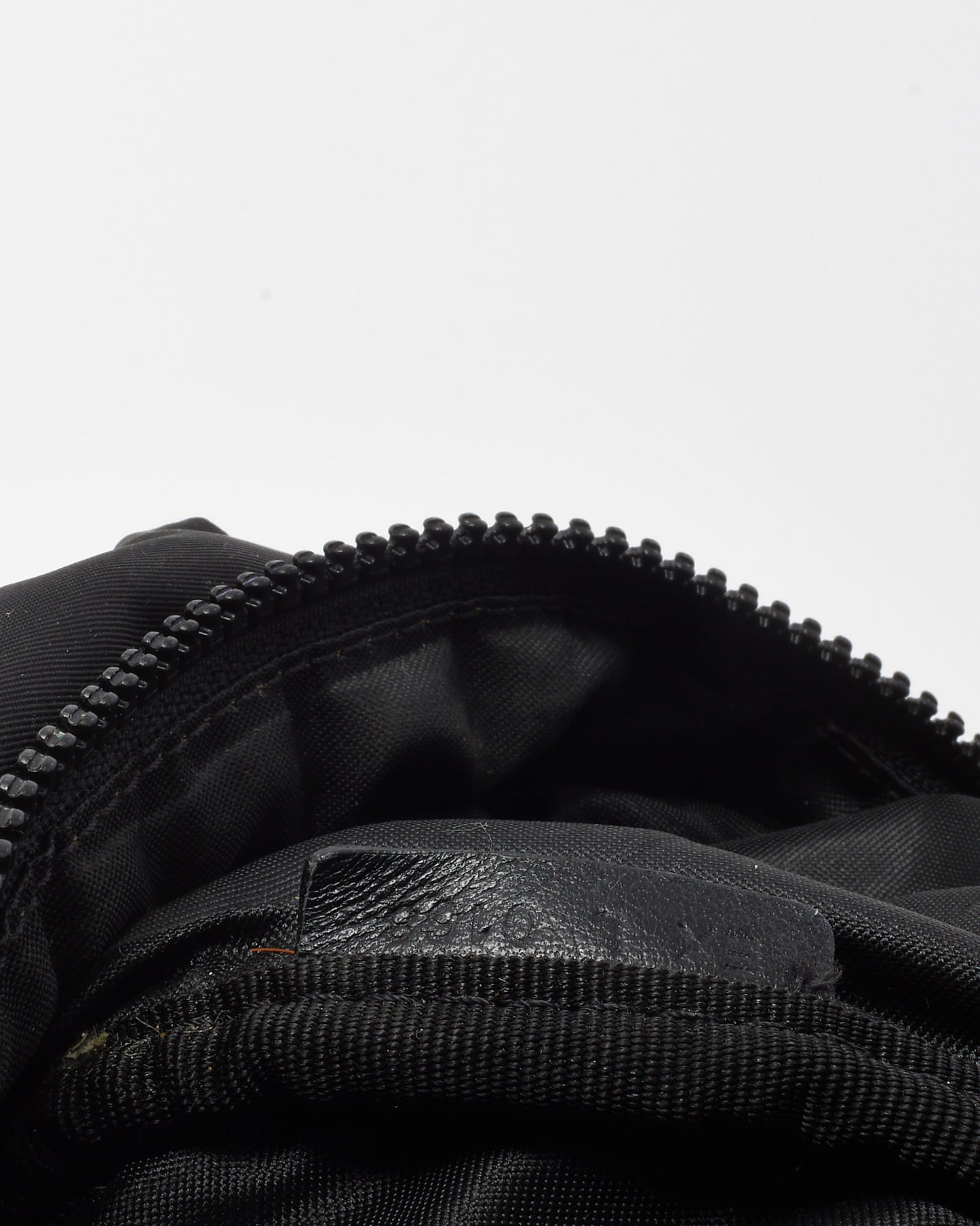 Givenchy Black Nylon White Jacquard Logo Belt Bag