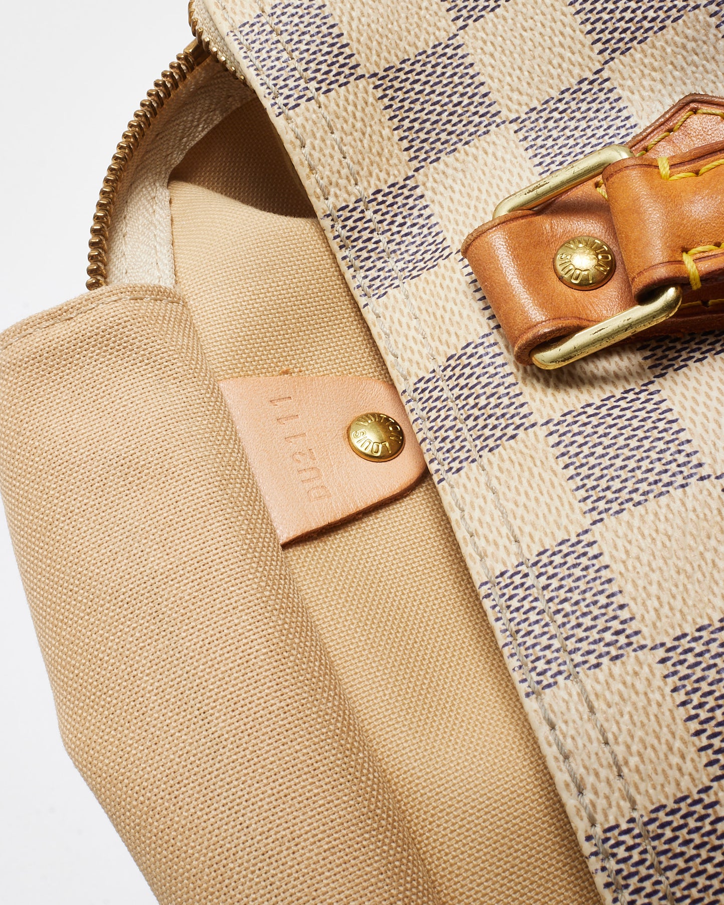 Louis Vuitton Damier Azur Coated Canvas Speedy 30 Bag
