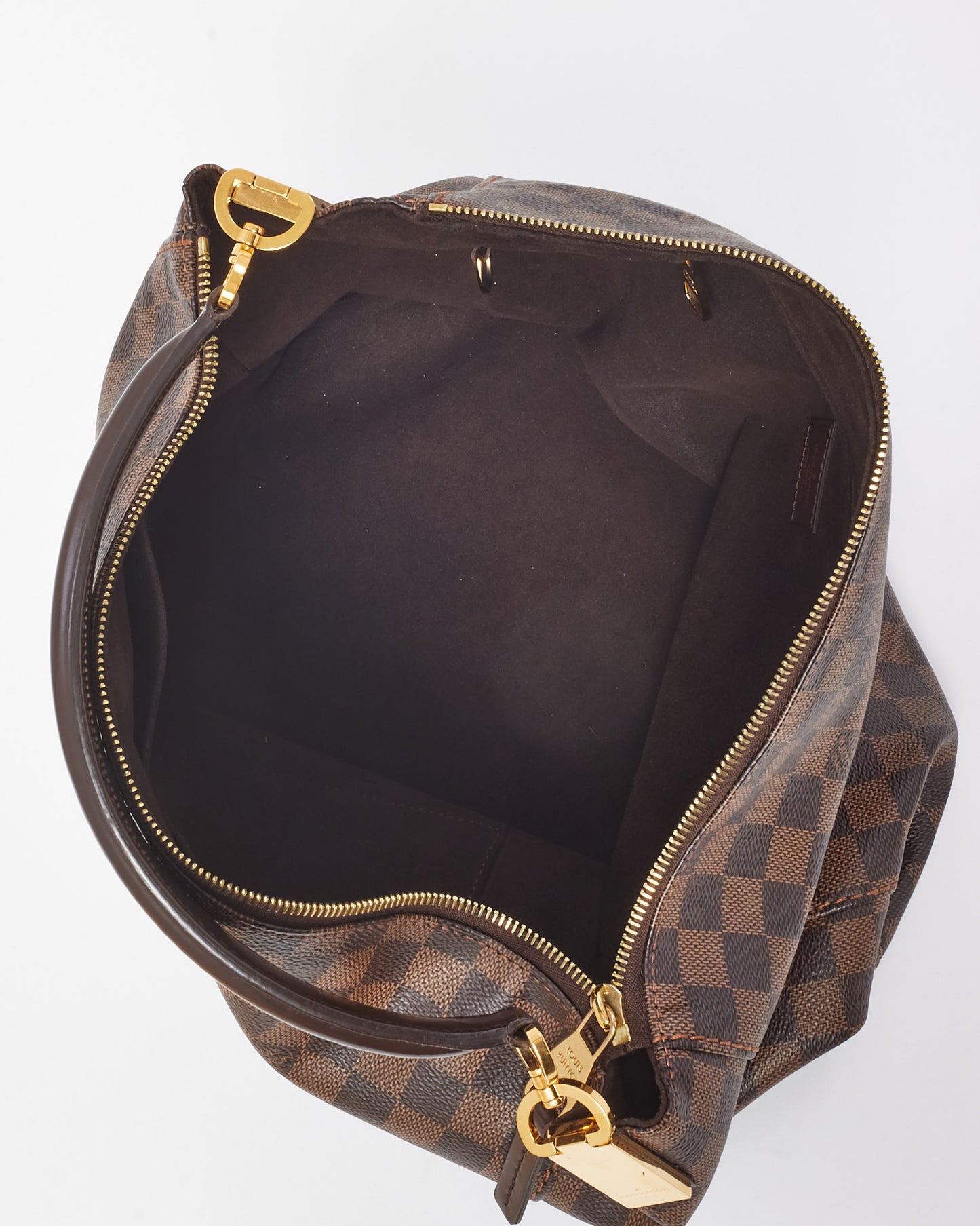Louis Vuitton Damier Ebene Coated Canvas Portobello GM Shoulder Bag
