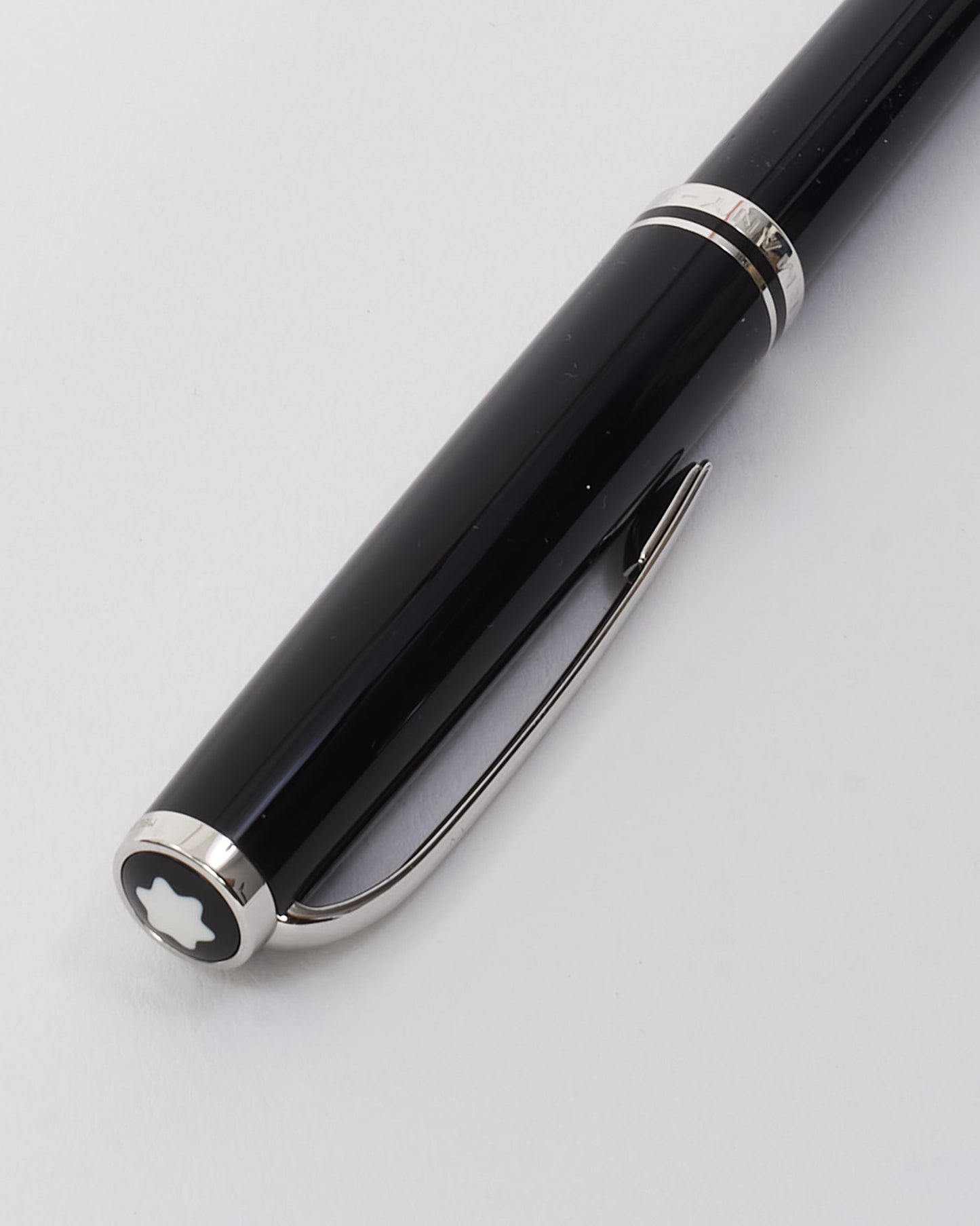 MontBlanc Black and Silver PIX Black Ballpoint Pen