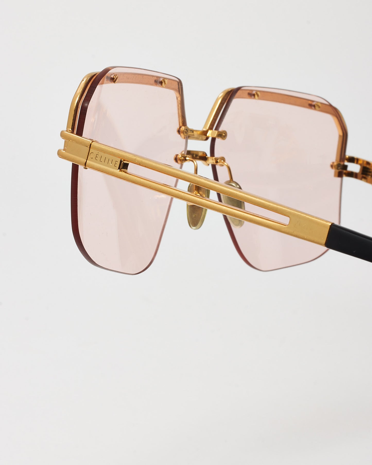 Celine Gold/Pink CL40041UI Square Sunglasses