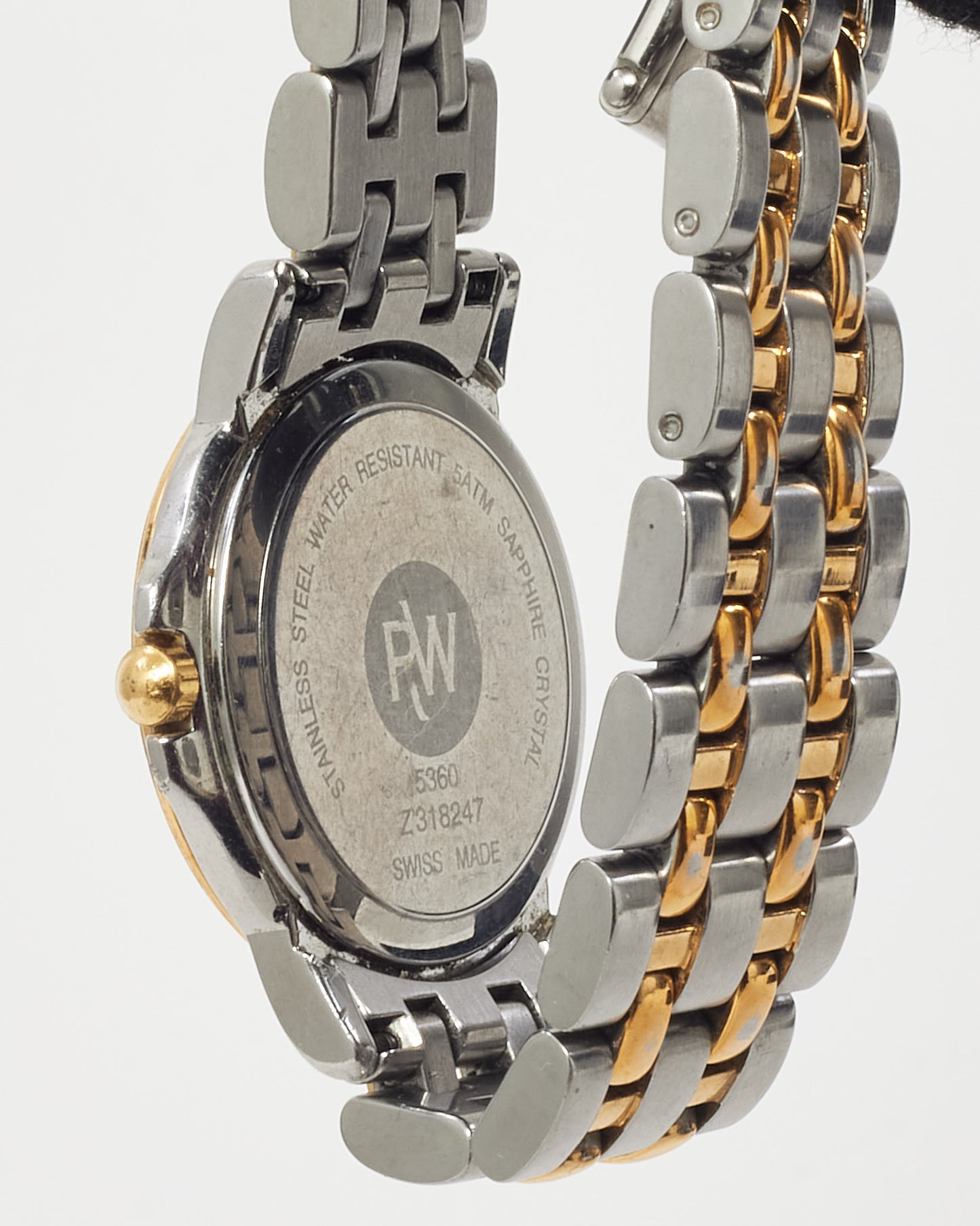 Raymond Weil Silver and Gold Stainless Steel Tango Watch 29mm