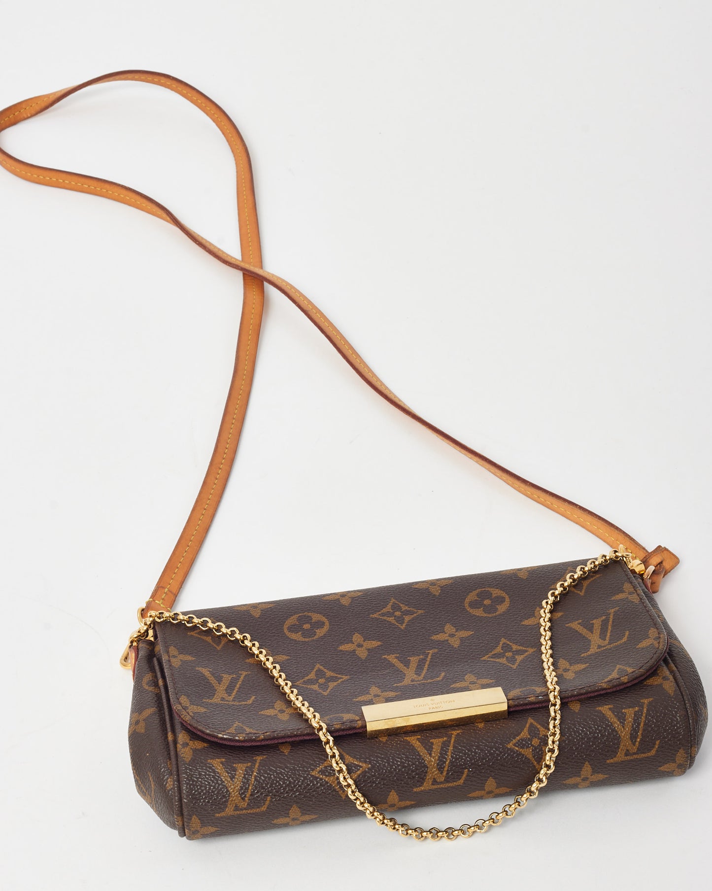 Louis Vuitton Monogram Coated Canvas Favourite PM Crossbody Bag