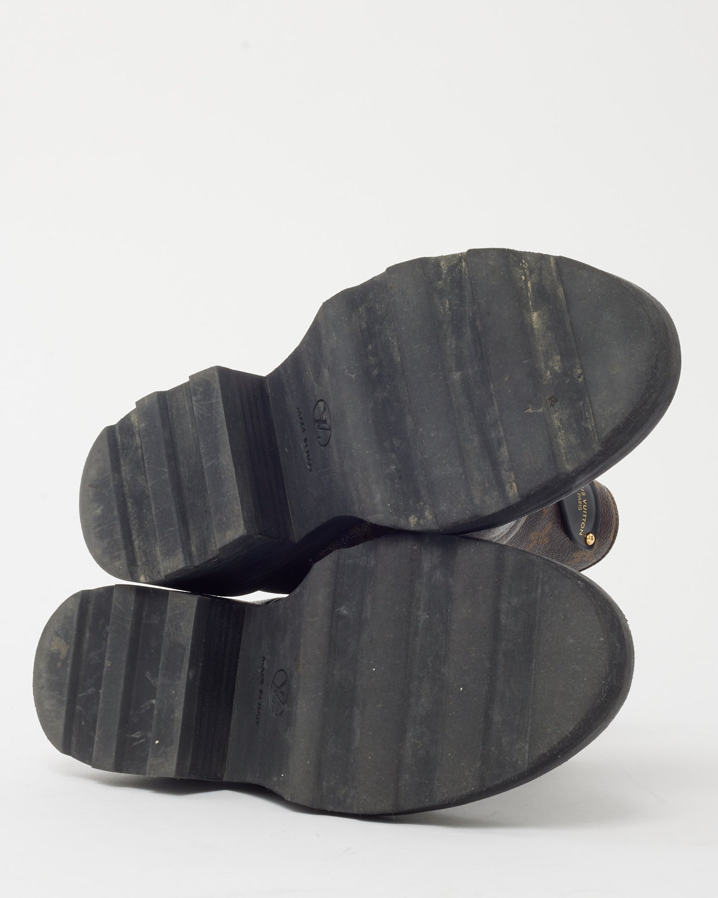 Louis Vuitton Monogram Coated Canvas LV Beaubourg Chelsea Ankle Boot - 41