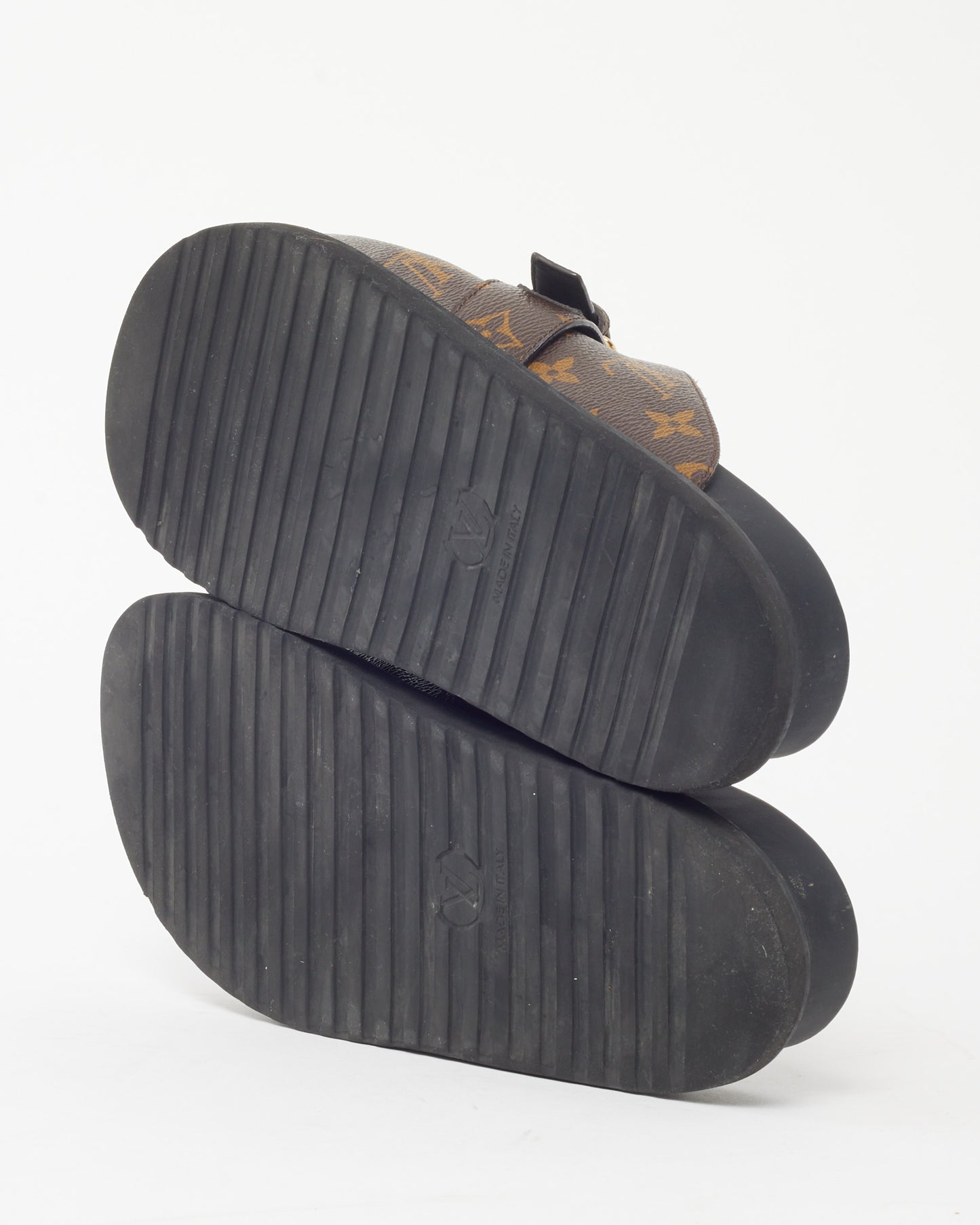 Louis Vuitton Monogram Coated Canvas LV Cosy Flat Comfort Clogs - 41