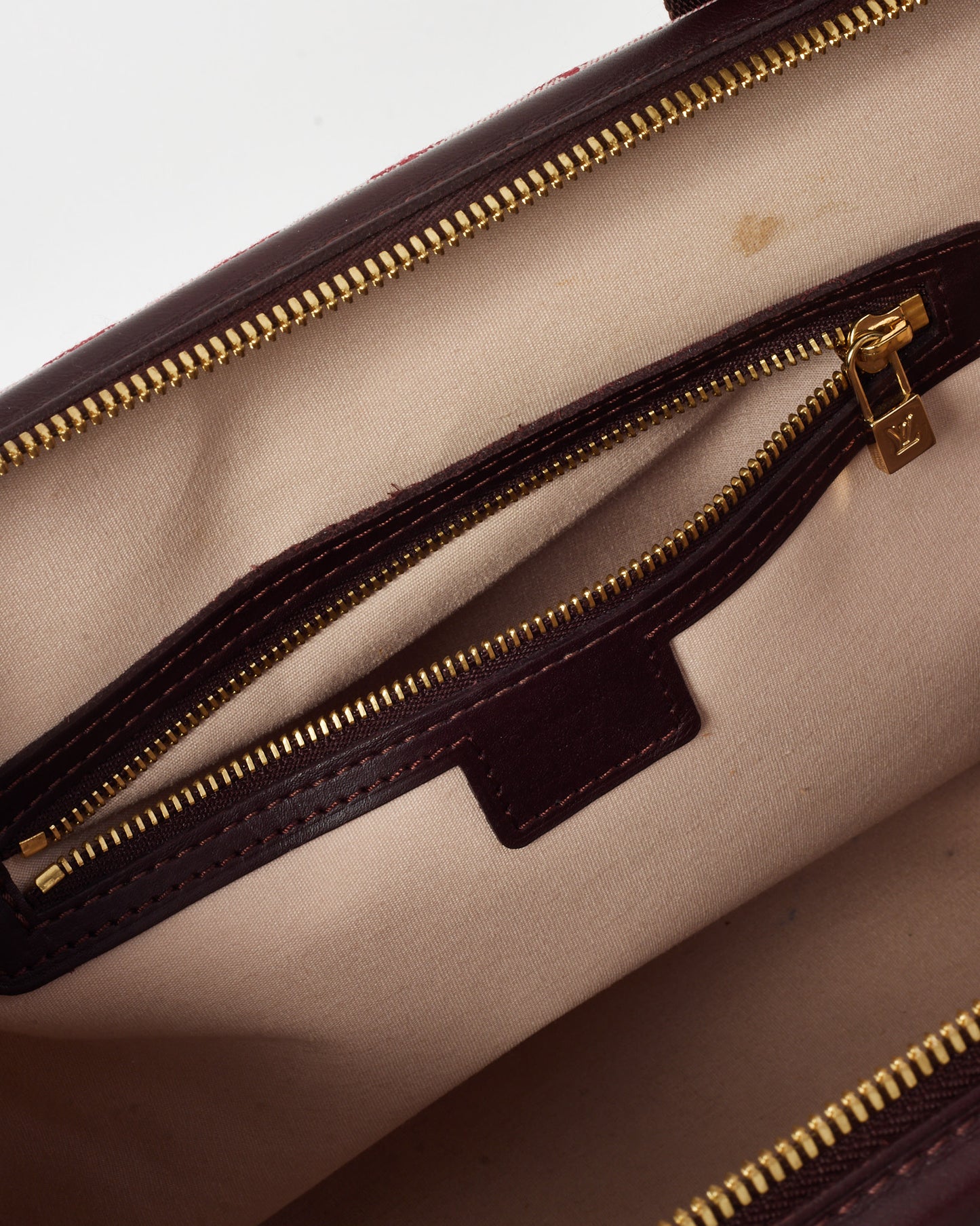 Louis Vuitton Pink Monogram Mini Lin Canvas Josephine GM Tote Bag