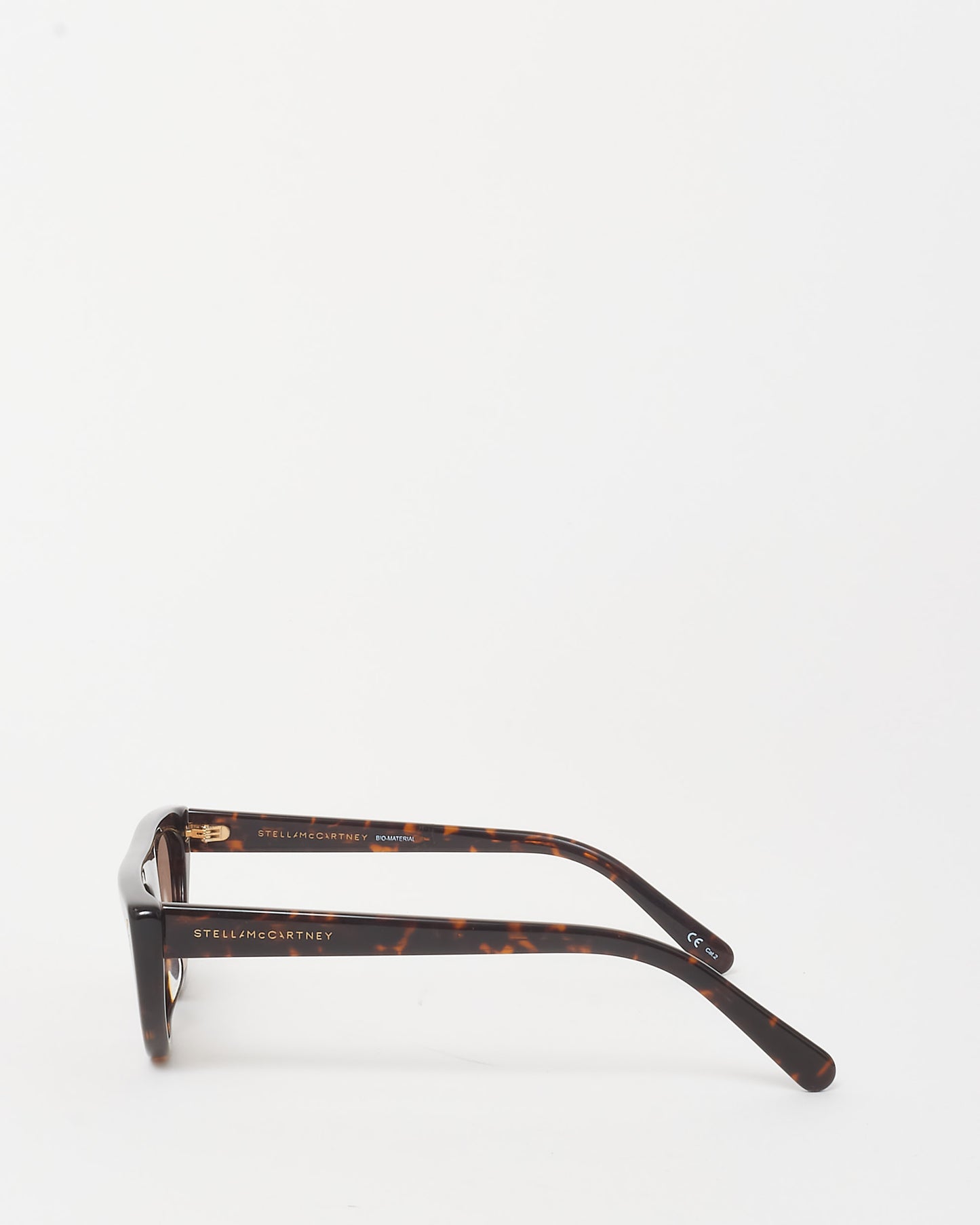 Stella McCartney Brown Tortoise Cat Eye Sunglasses