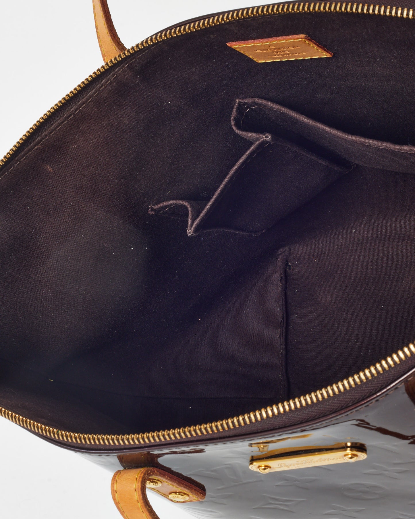 Louis Vuitton Purple Amarante Monogram Vernis Bellevue GM Tote Bag