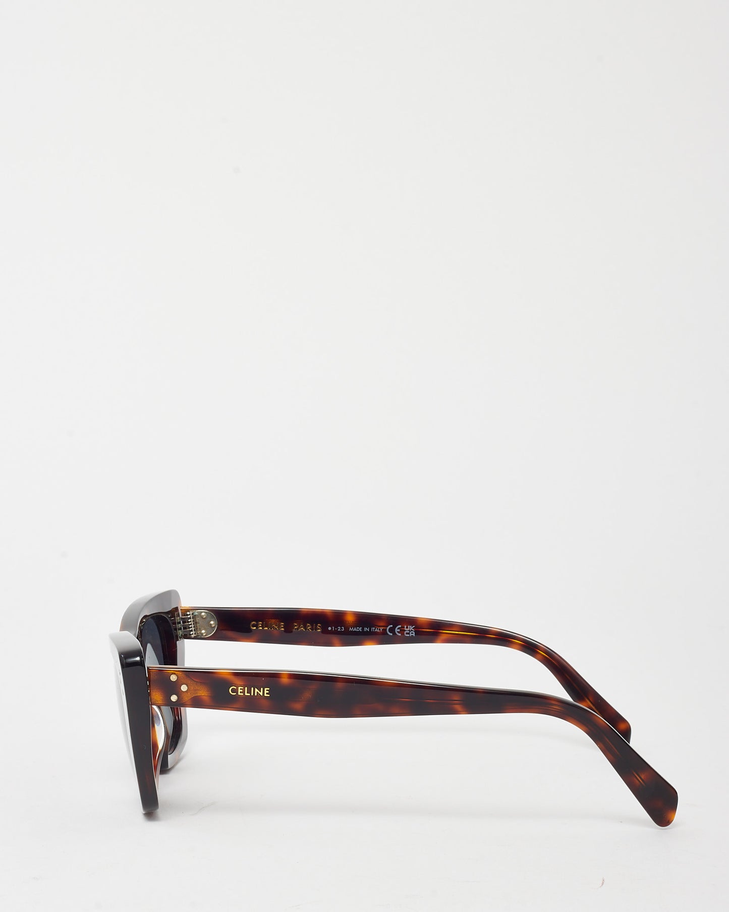 Celine Brown Acetate CL401871 Cat Eye Sunglasses