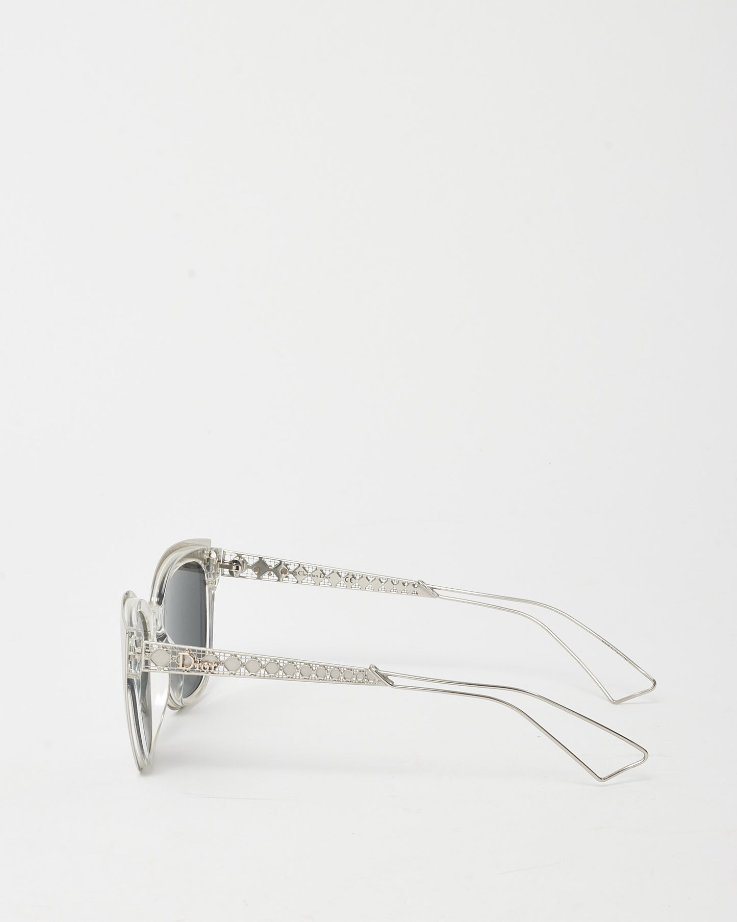 Dior Silver Diorama1 Mirror Cat Eye Sunglasses