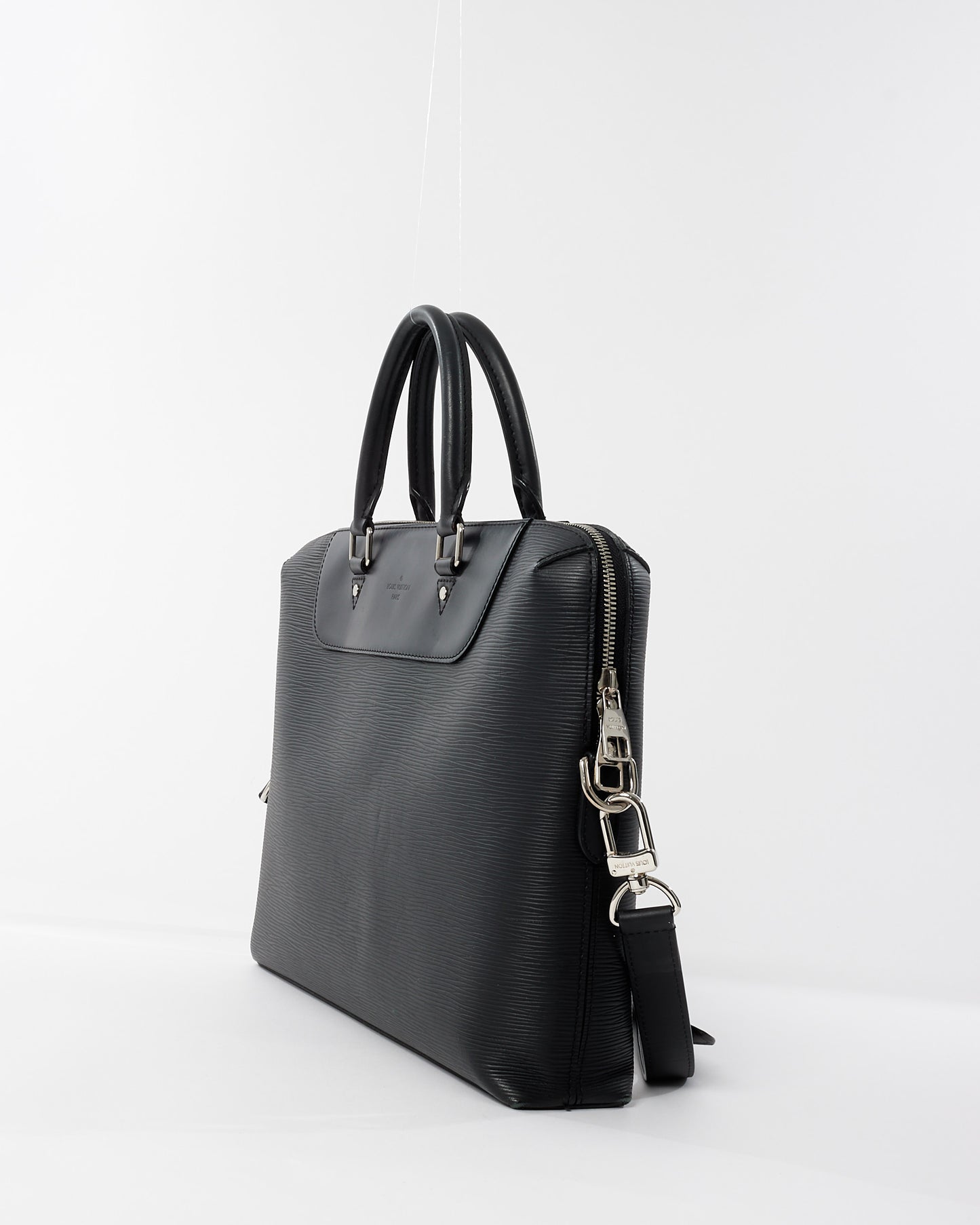 Louis Vuitton Black Epi Leather Porte Document Jules Business Bag