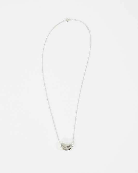 Tiffany & Co. Sterling Silver Elsa Peretti 18 MM Bean Necklace