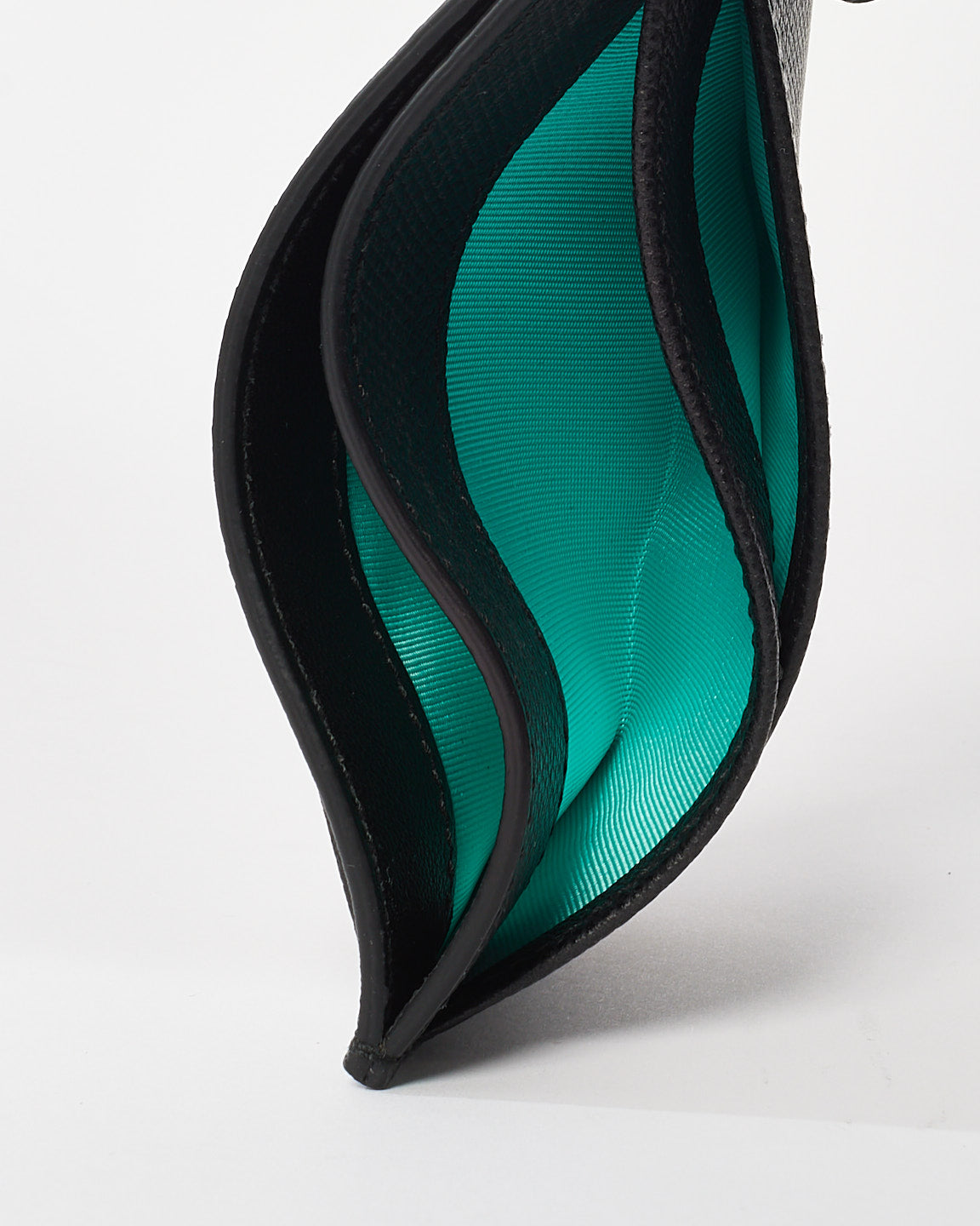 Tiffany & Co. Black Leather Card Case