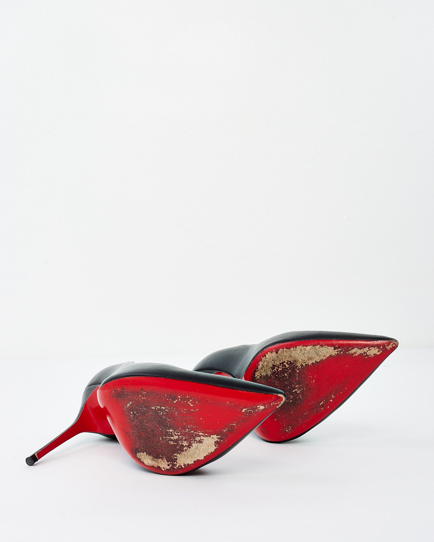 Christian Louboutin Black Leather So Kate 120mm Pumps - 37