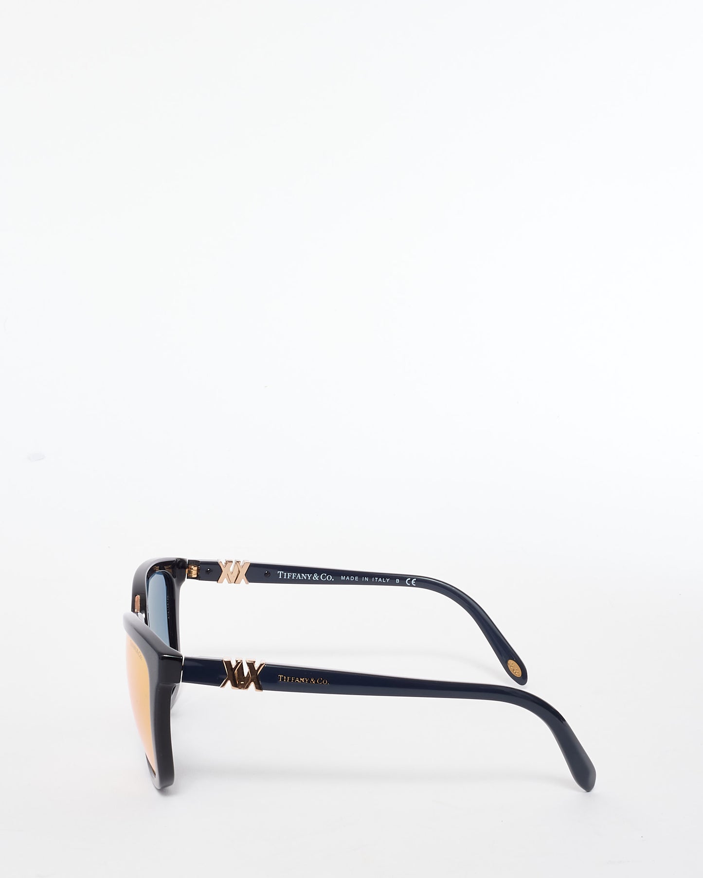 Tiffany & Co. Black Acetate & Pink Holographic Lens TF4123 Sunglasses