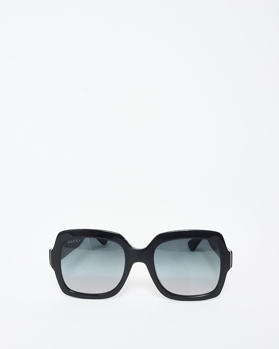 Buy Gucci Black Acetate Oversized Square Frame Logo GG0036SN