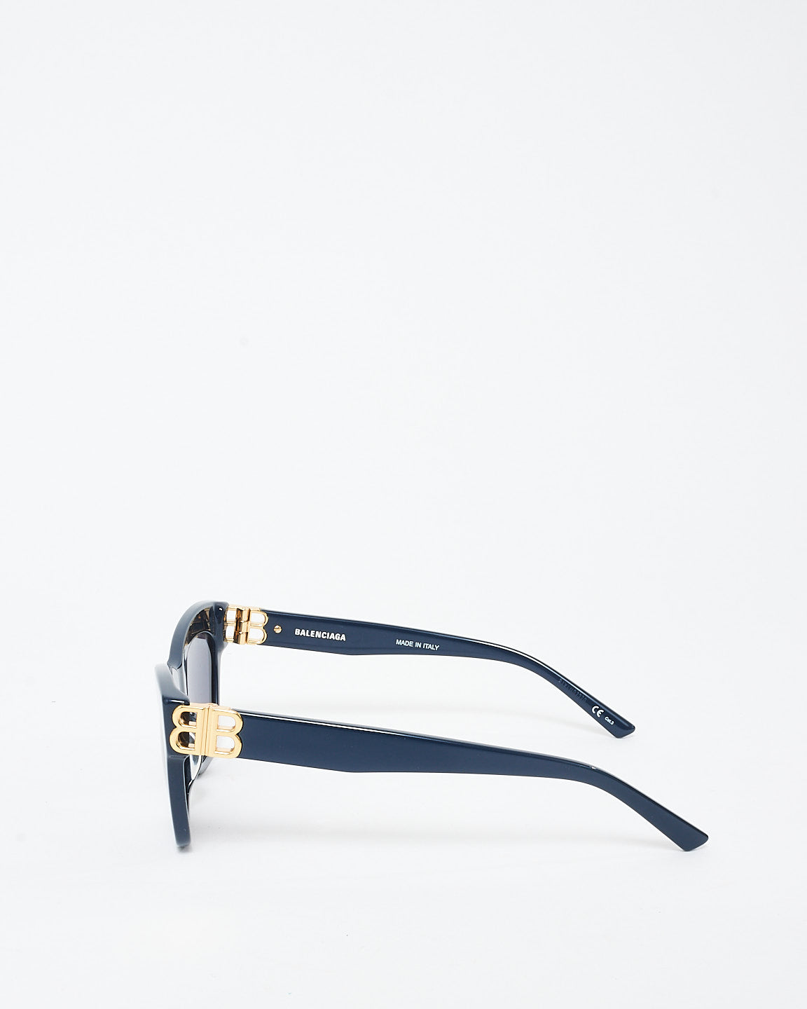 Balenciaga Navy Blue Acetate BB Logo BB0132S Sunglasses