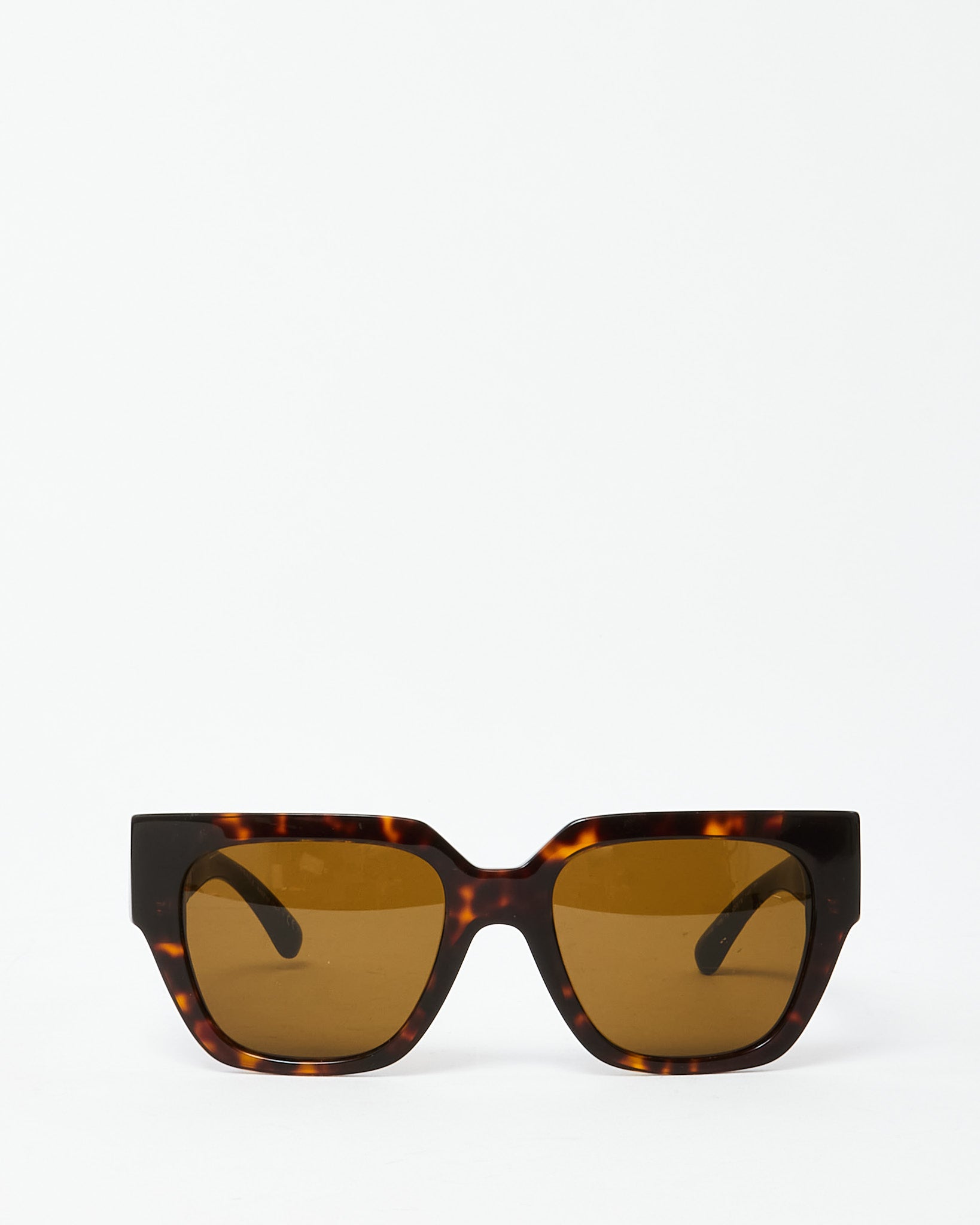 Versace Tortoise Cat-Eye Sunglasses with Brown Lenses Versace VE4488U Sunglasses | LensCrafters main image 4