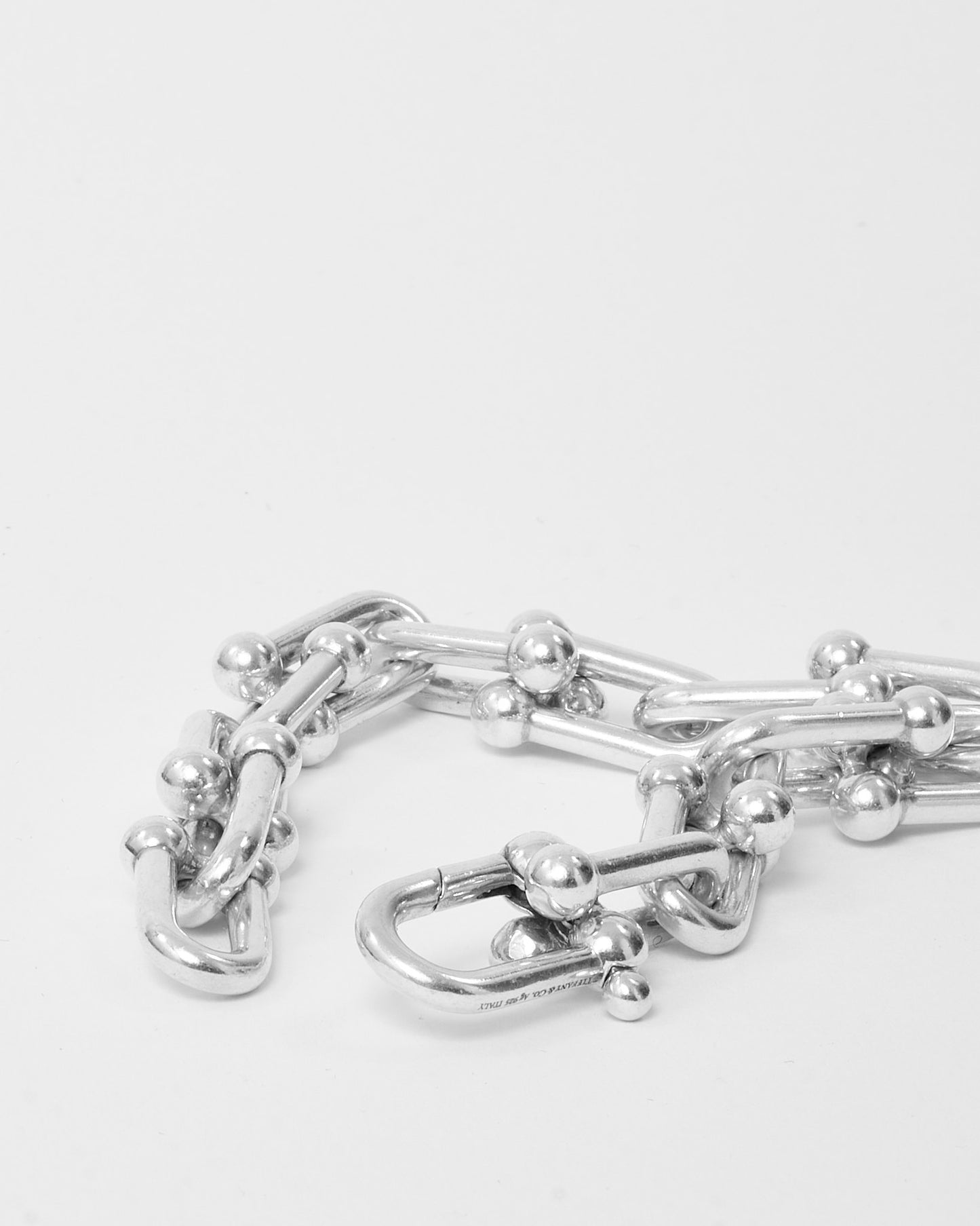 Tiffany & Co. Sterling Silver Large Link HardWear Bracelet