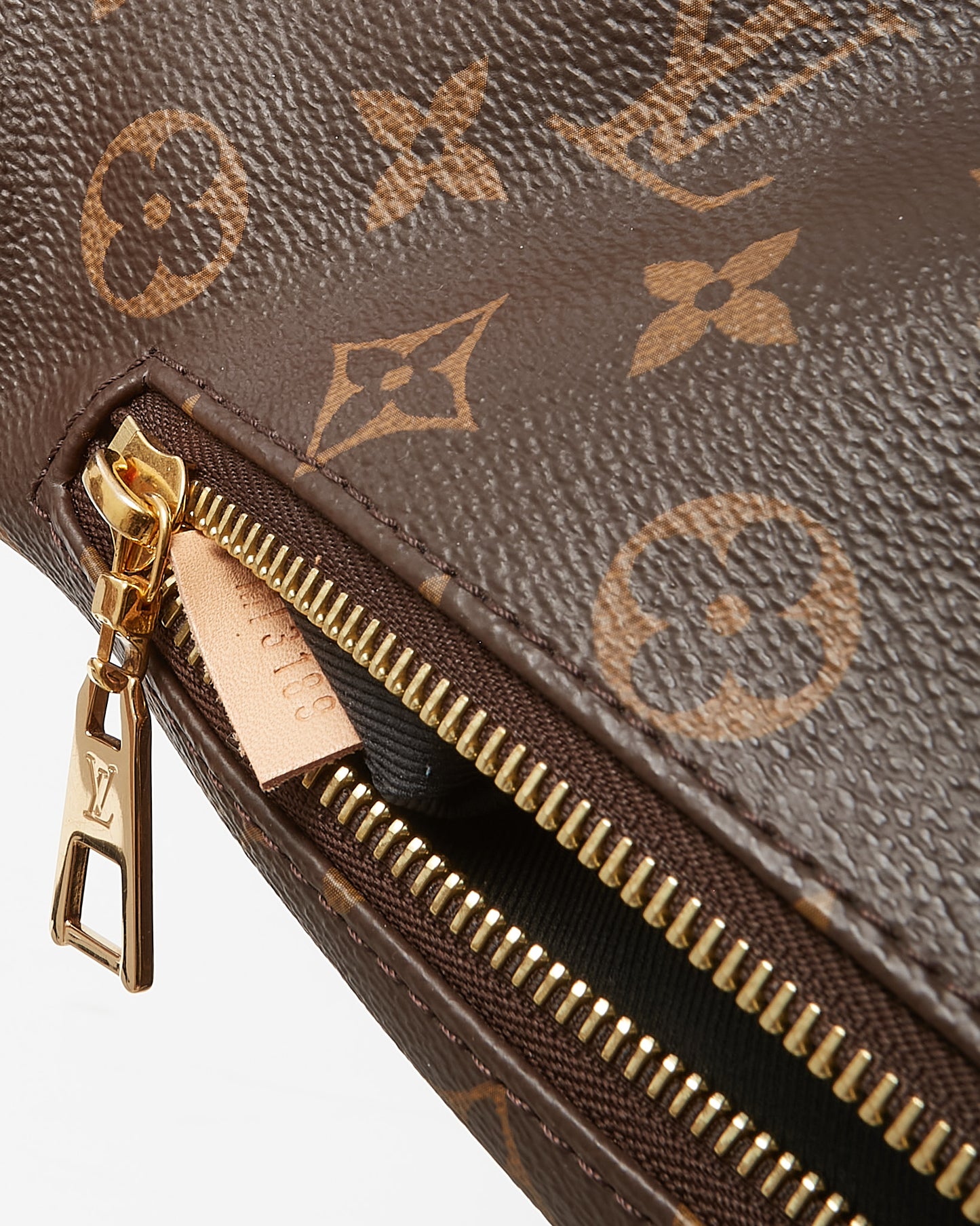 Sac banane en toile monogramme Louis Vuitton