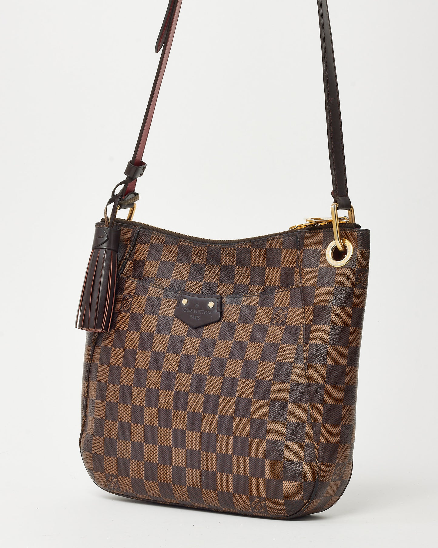 Louis Vuitton Damier Ebene Coated Canvas South Bank Besace Crossbody Bag