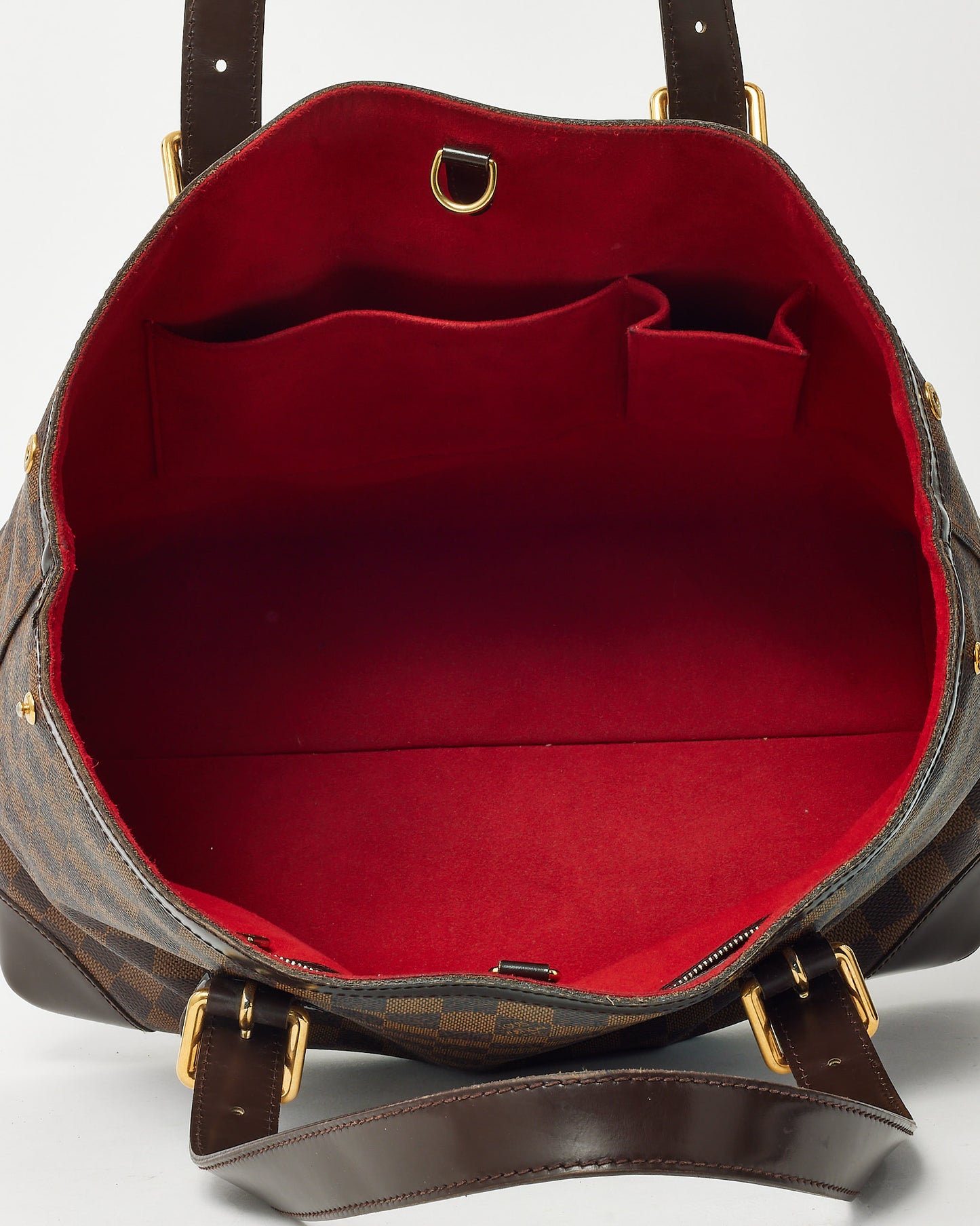 Louis Vuitton Damier Ebene Coated Canvas Hampstead MM Tote Bag