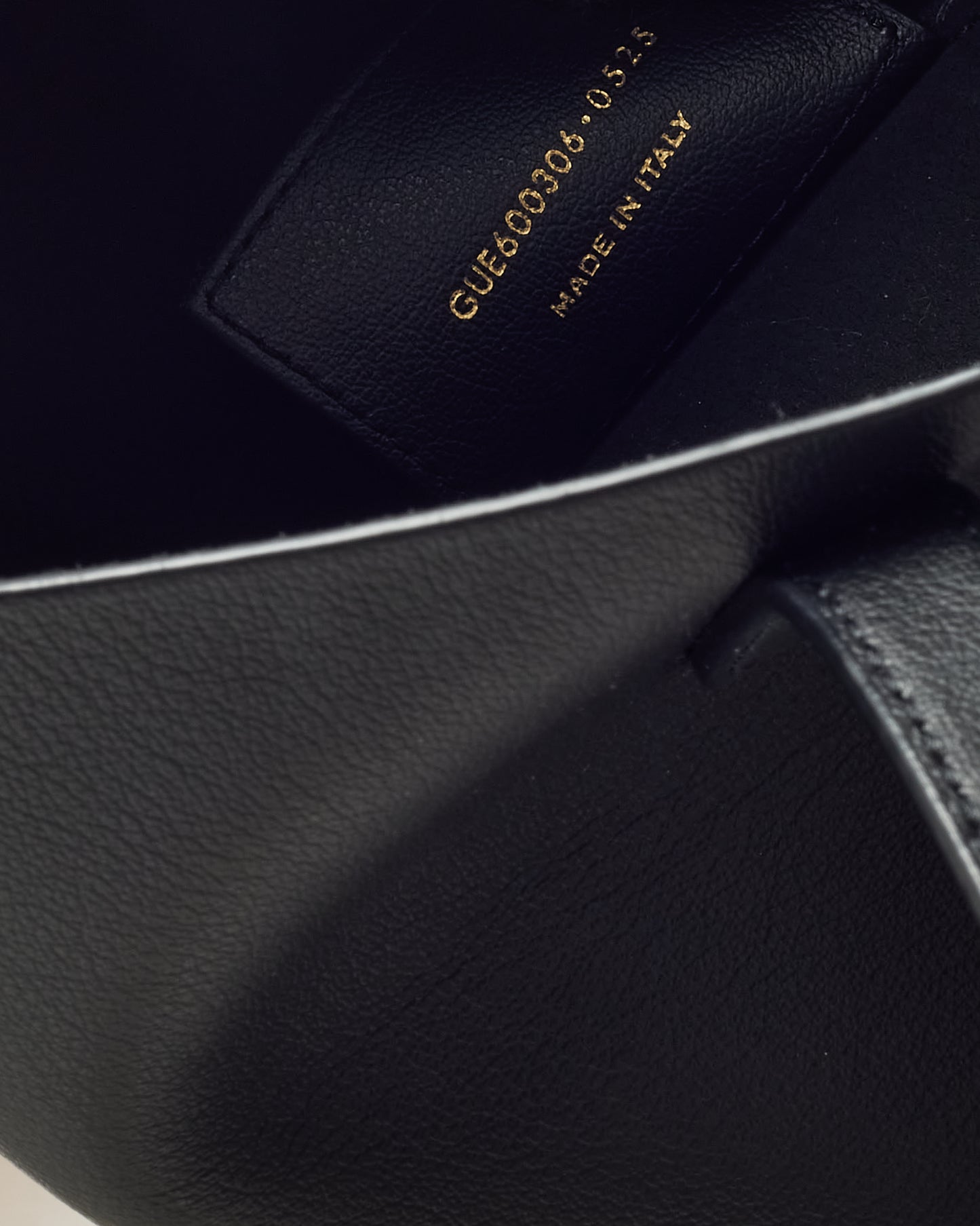 Cabas E/W en cuir de veau noir Saint Laurent