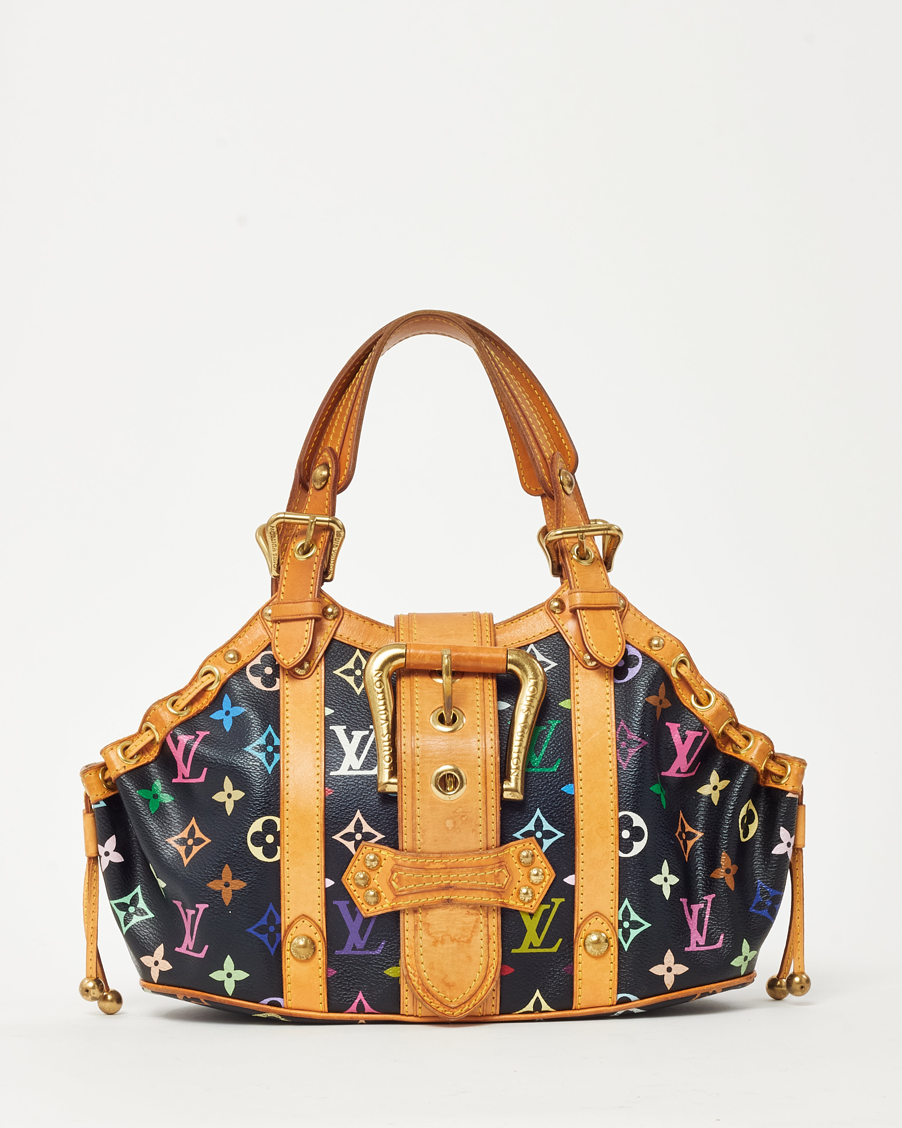 BuyLouis Vuitton Black Multicolore Monogram Coated Canvas Takashi