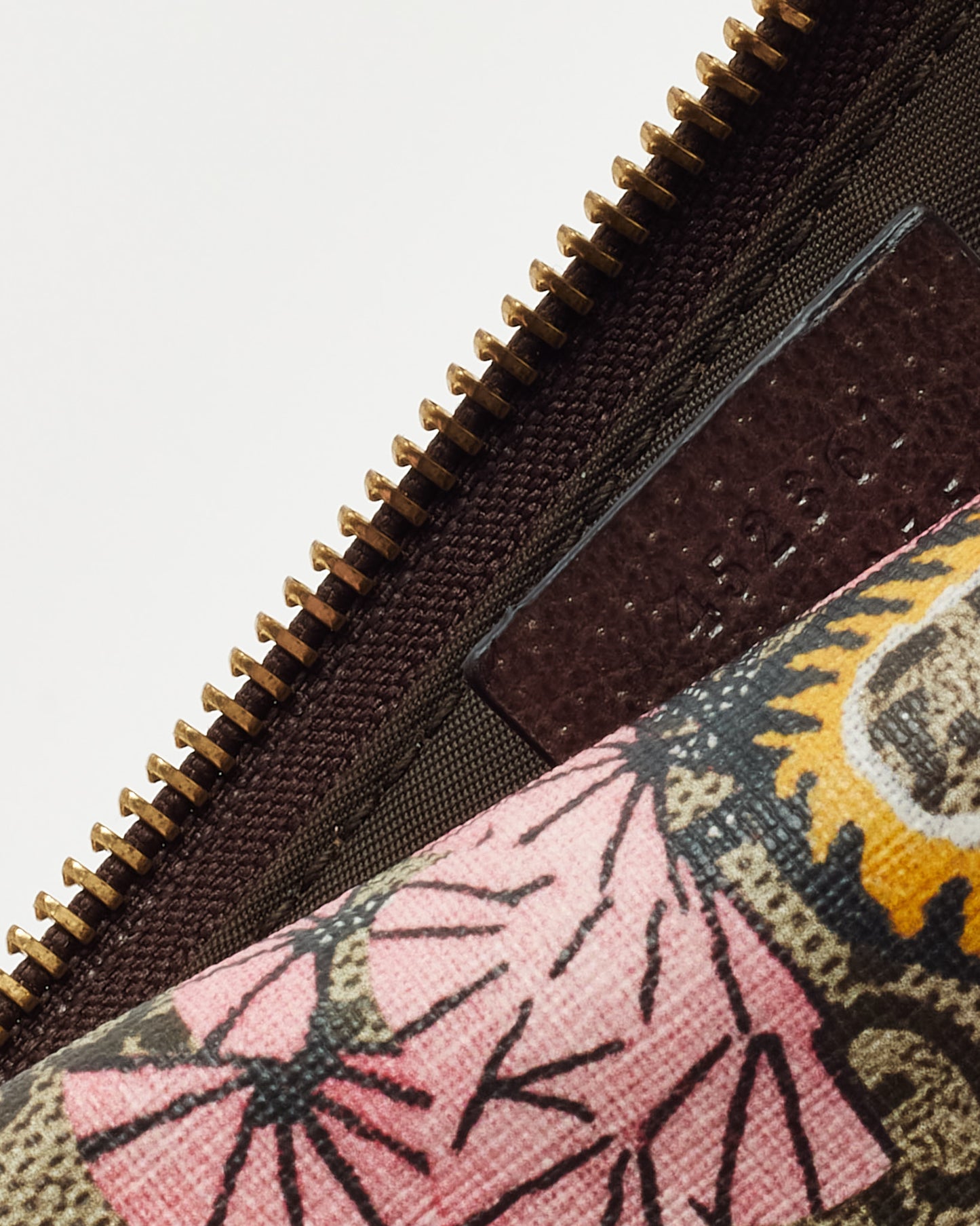 Pochette de soirée/à dragonne Gucci en cuir grainé noir avec mors 1955 doré