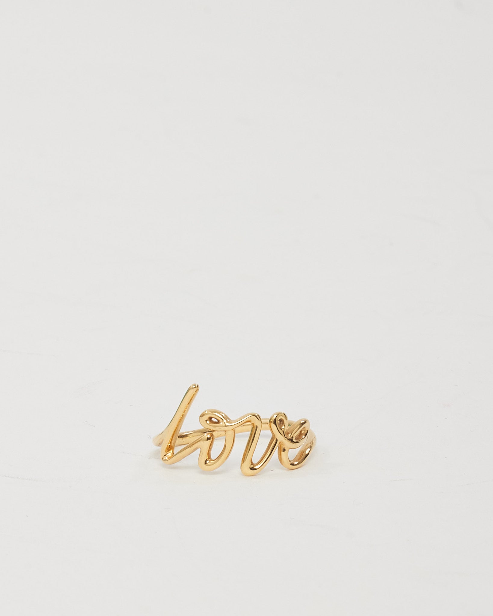 Buy Tiffany & Co. 18k Yellow Gold Paloma's Graffiti Love Ring